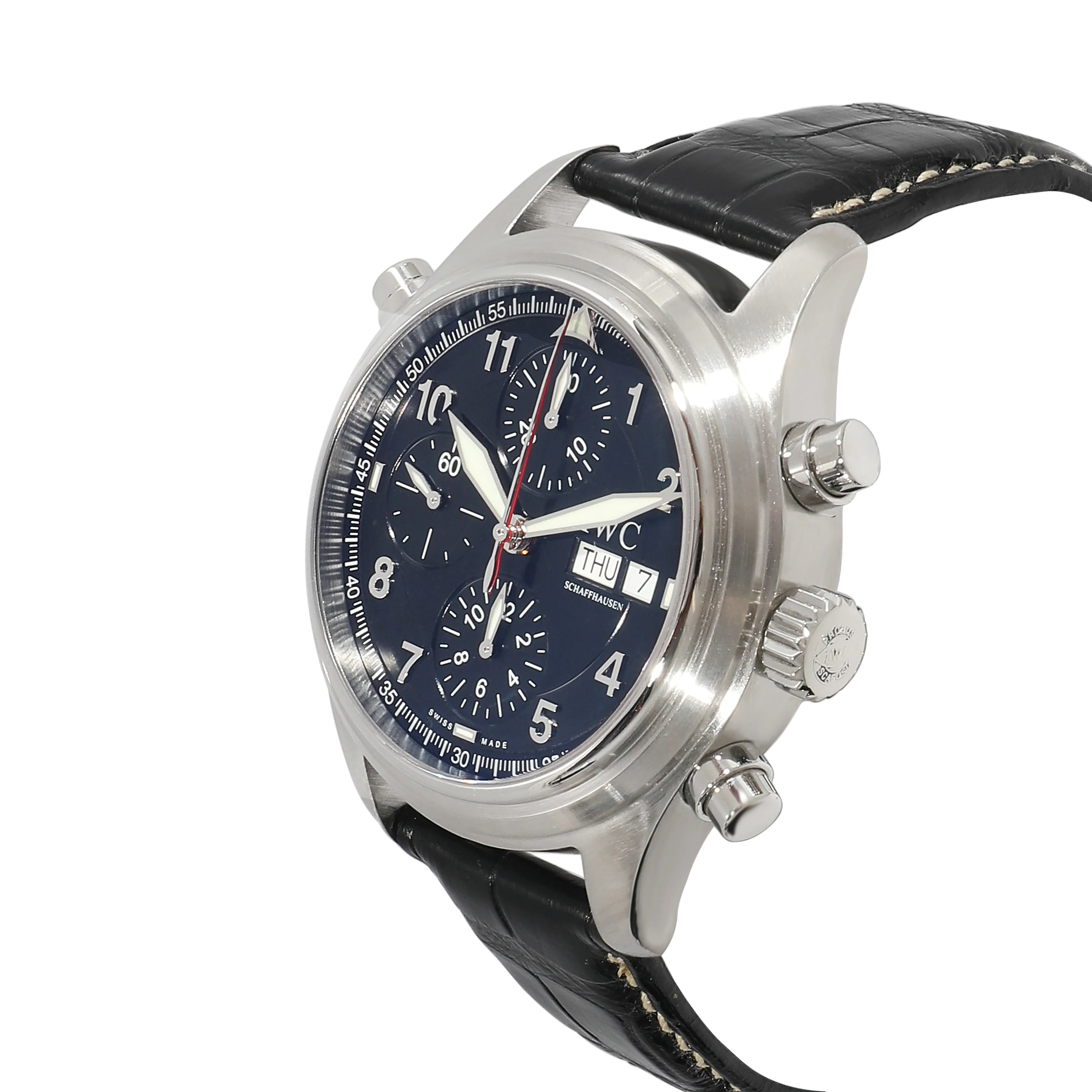 IWC Pilot Doppelchronograph IW371333 Mens Watch in Stainless Steel - Image 2