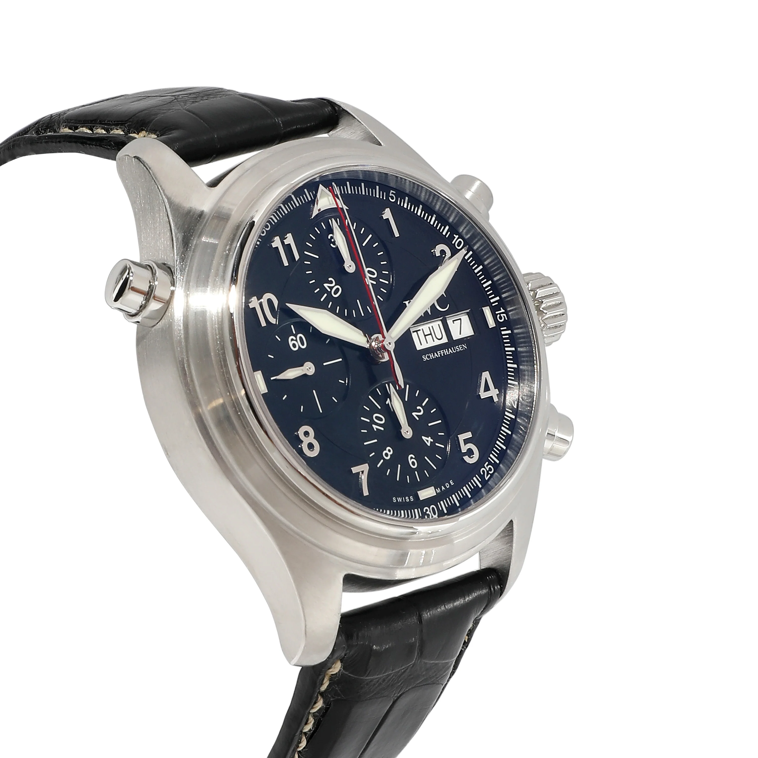 IWC Pilot Doppelchronograph IW371333 Mens Watch in Stainless Steel - Image 3