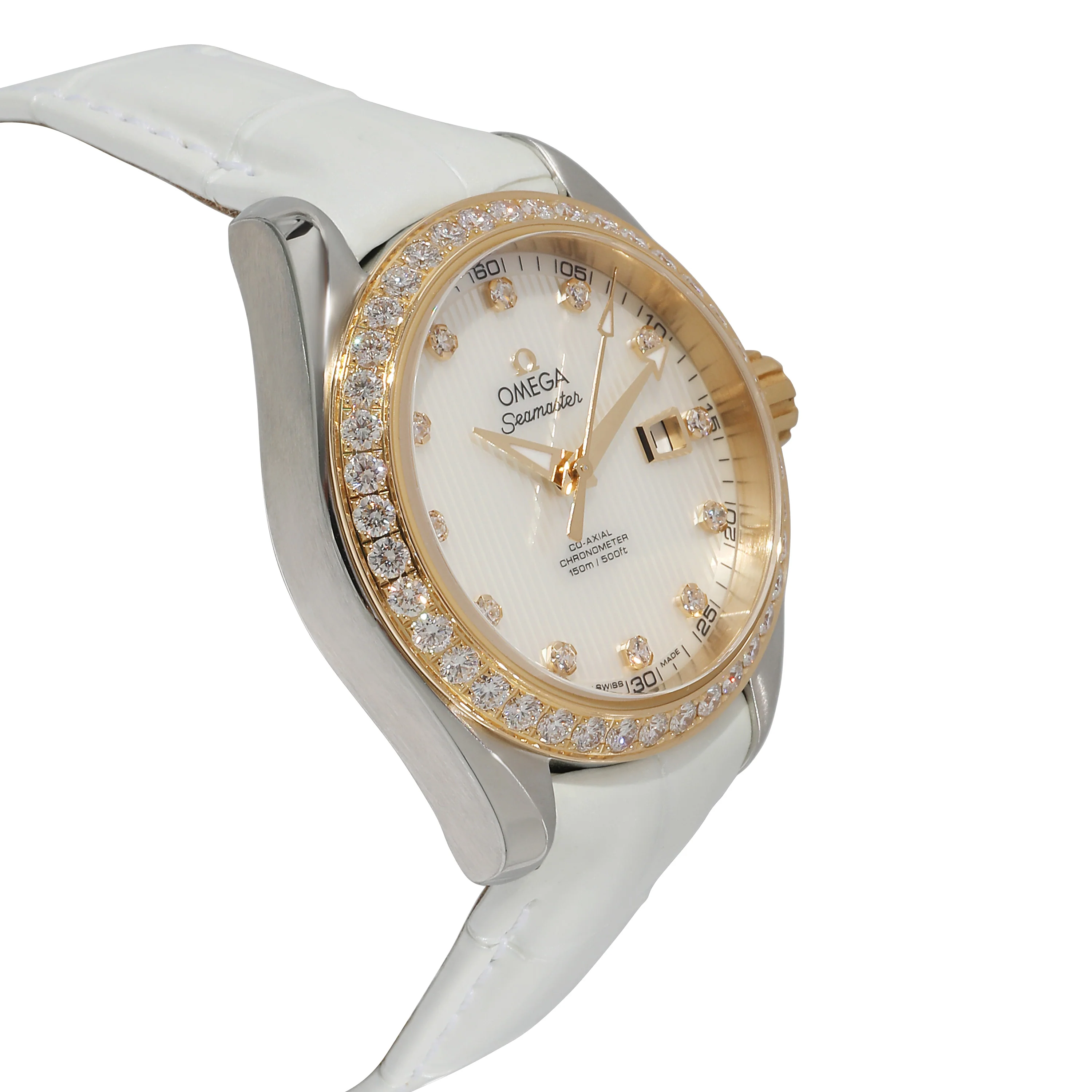 Omega Seamaster Aqua Terra 231.28.34.20.55.001 Womens Watch in 18k Yellow Gold/ - Image 2