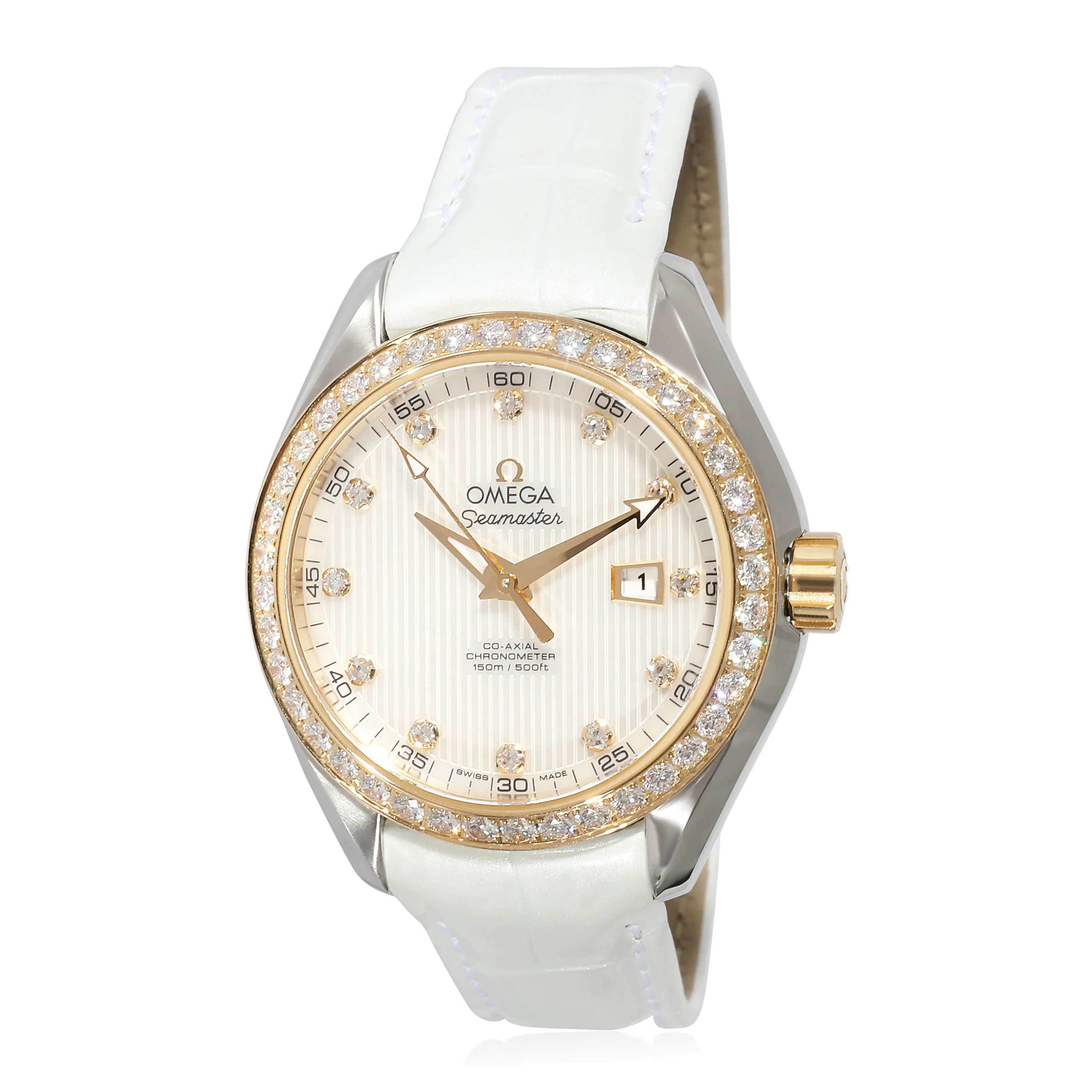 Omega Seamaster Aqua Terra 231.28.34.20.55.001 Womens Watch in 18k Yellow Gold/ - Image 6