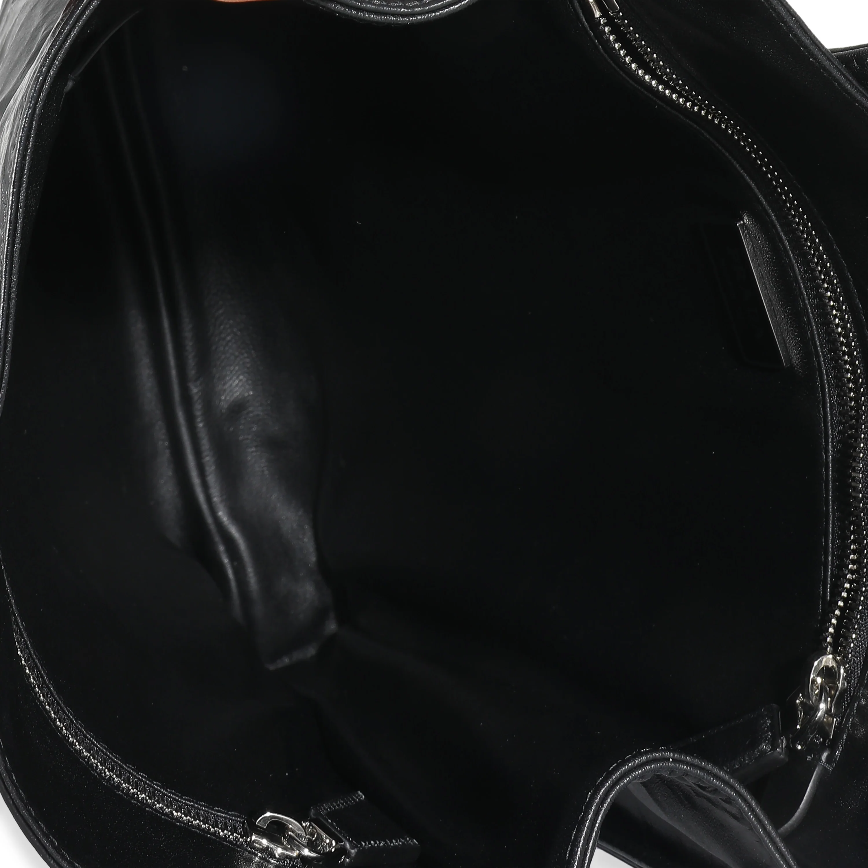 Black Antique Nappa Small Tote - Image 9