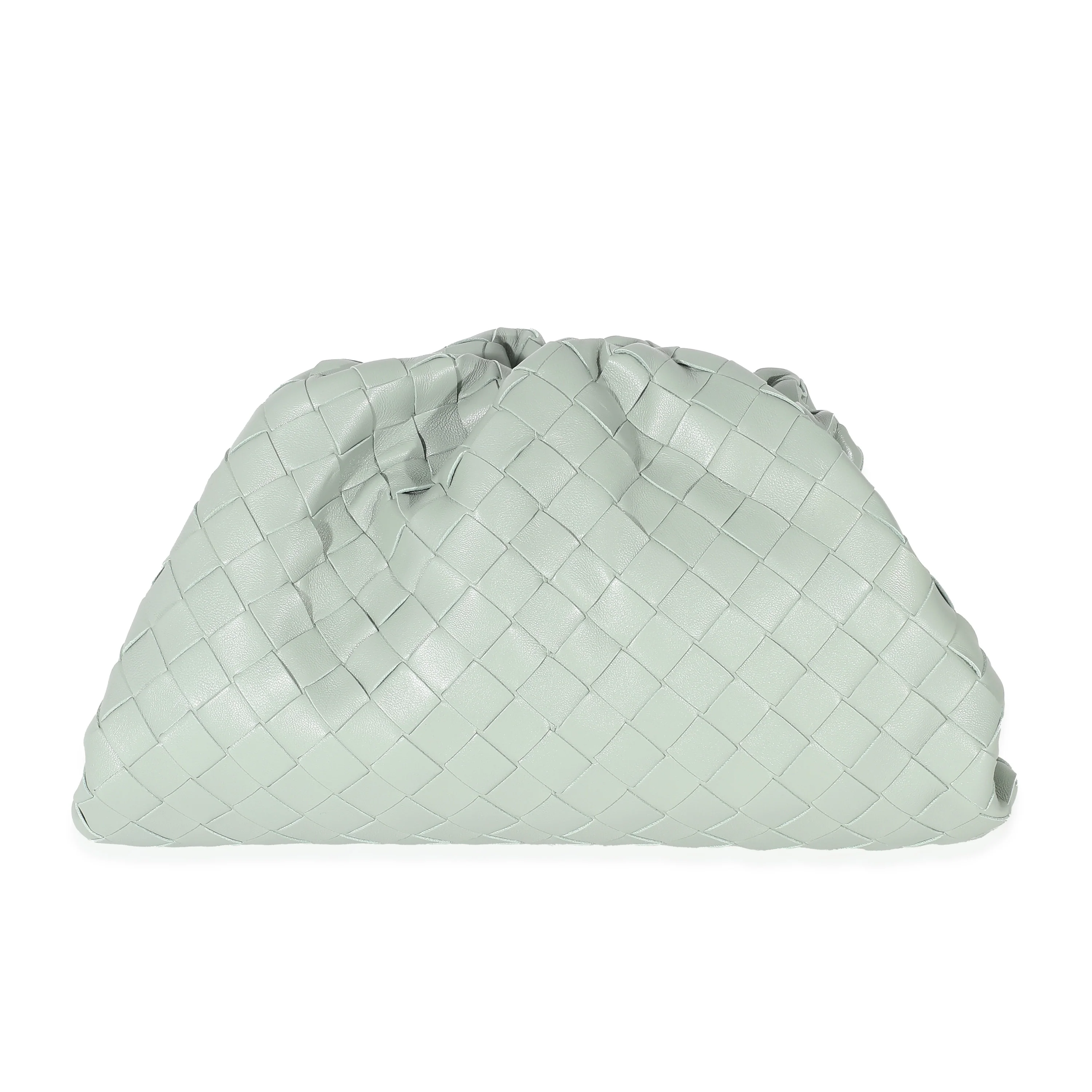 Bottega Veneta Sage Intrecciato Teen Pouch