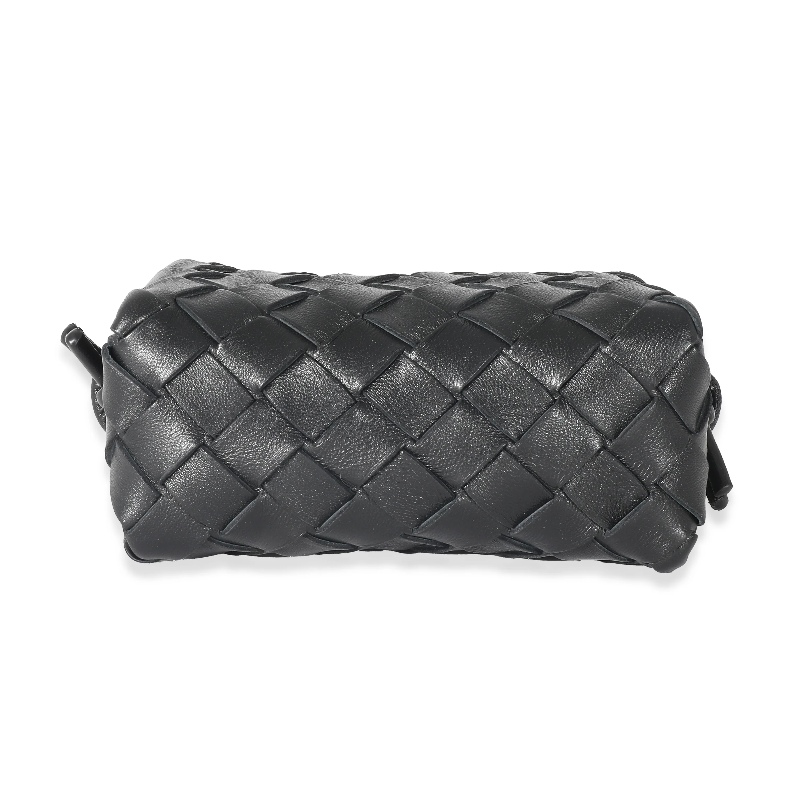 Bottega Veneta Black Intrecciato Candy Loop Bag - Image 5