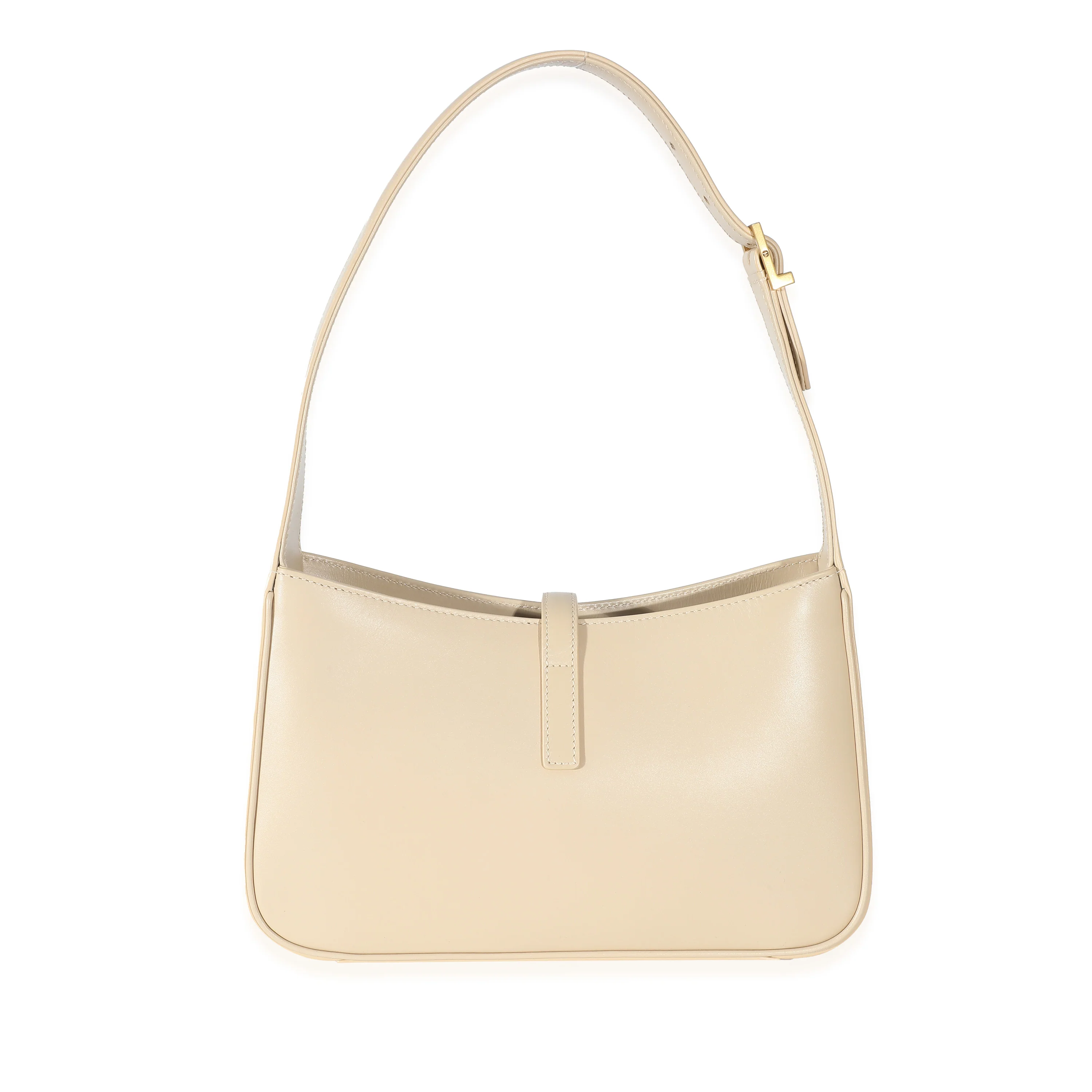 Saint Laurent Ivoire Naturel Calfskin Le 5 À 7 Hobo - Image 3