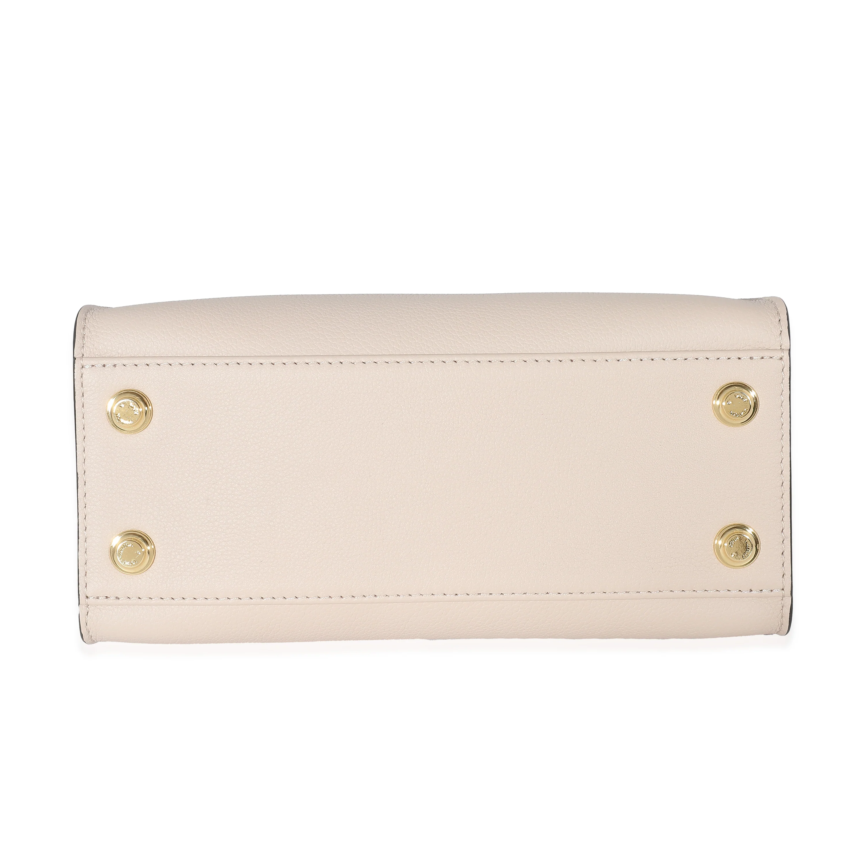 Louis Vuitton Greige Leather Monogram Canvas On My Side PM - Image 4