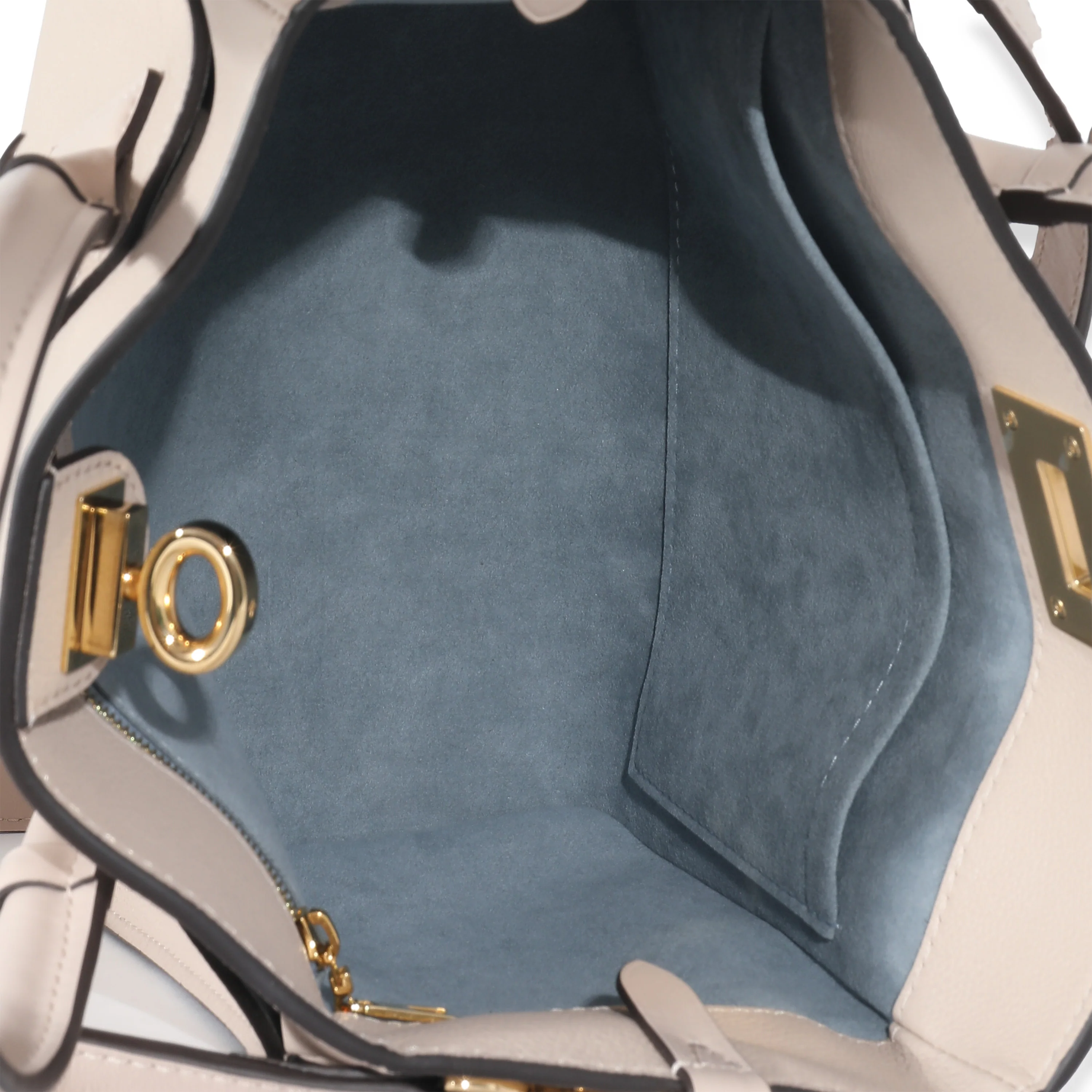 Louis Vuitton Greige Leather Monogram Canvas On My Side PM - Image 9