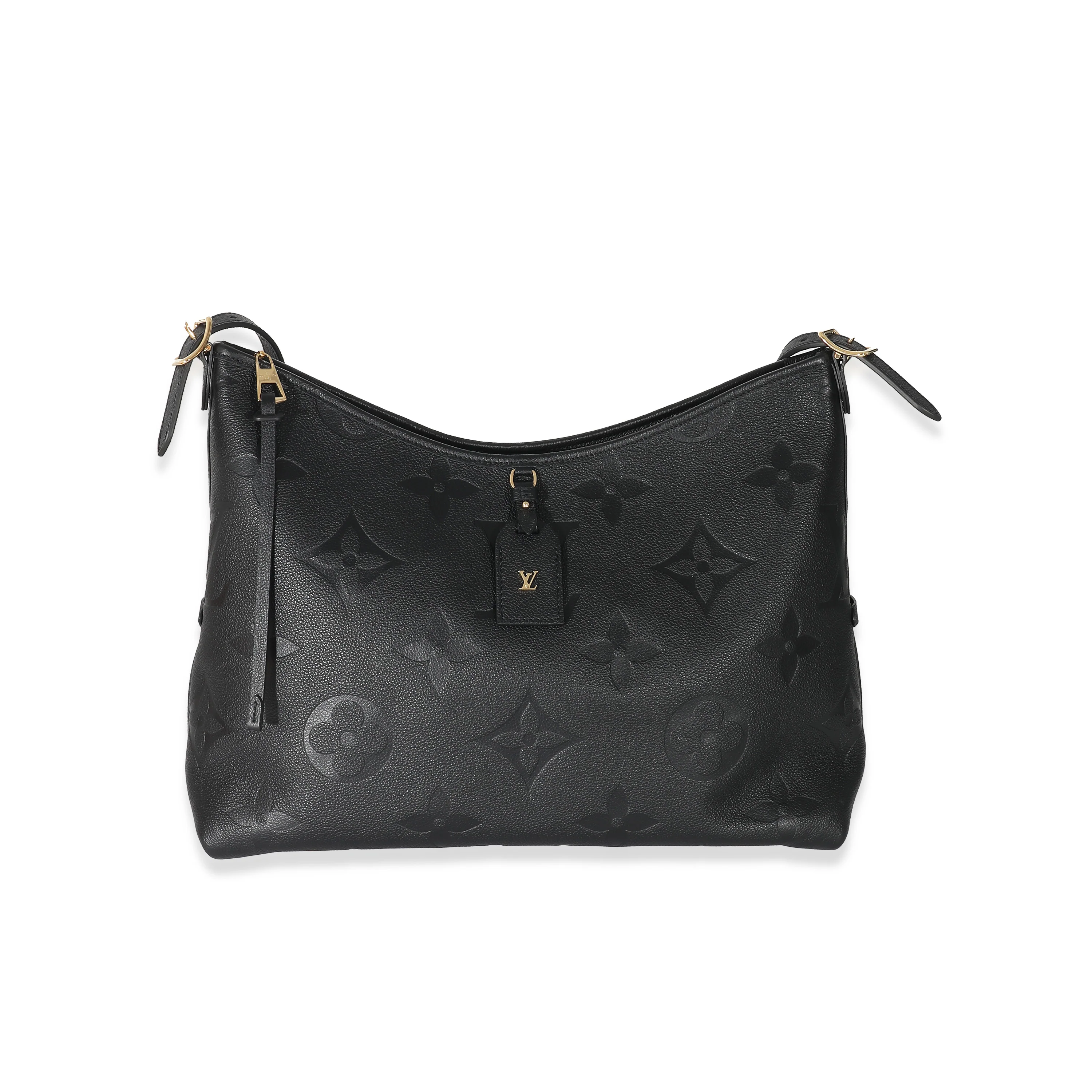 Louis Vuitton Black Monogram Empreinte Carryall MM
