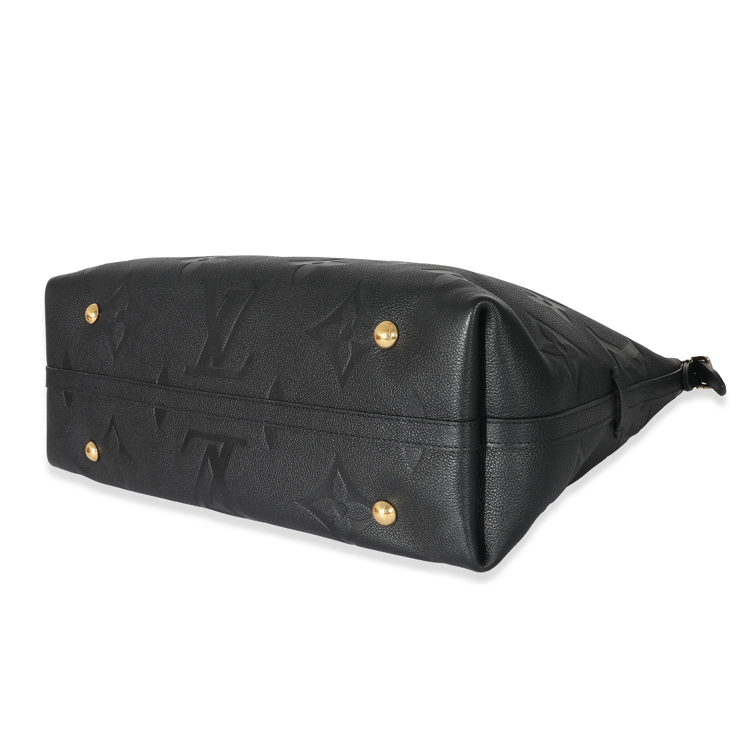 Louis Vuitton Black Monogram Empreinte Carryall MM - Image 7