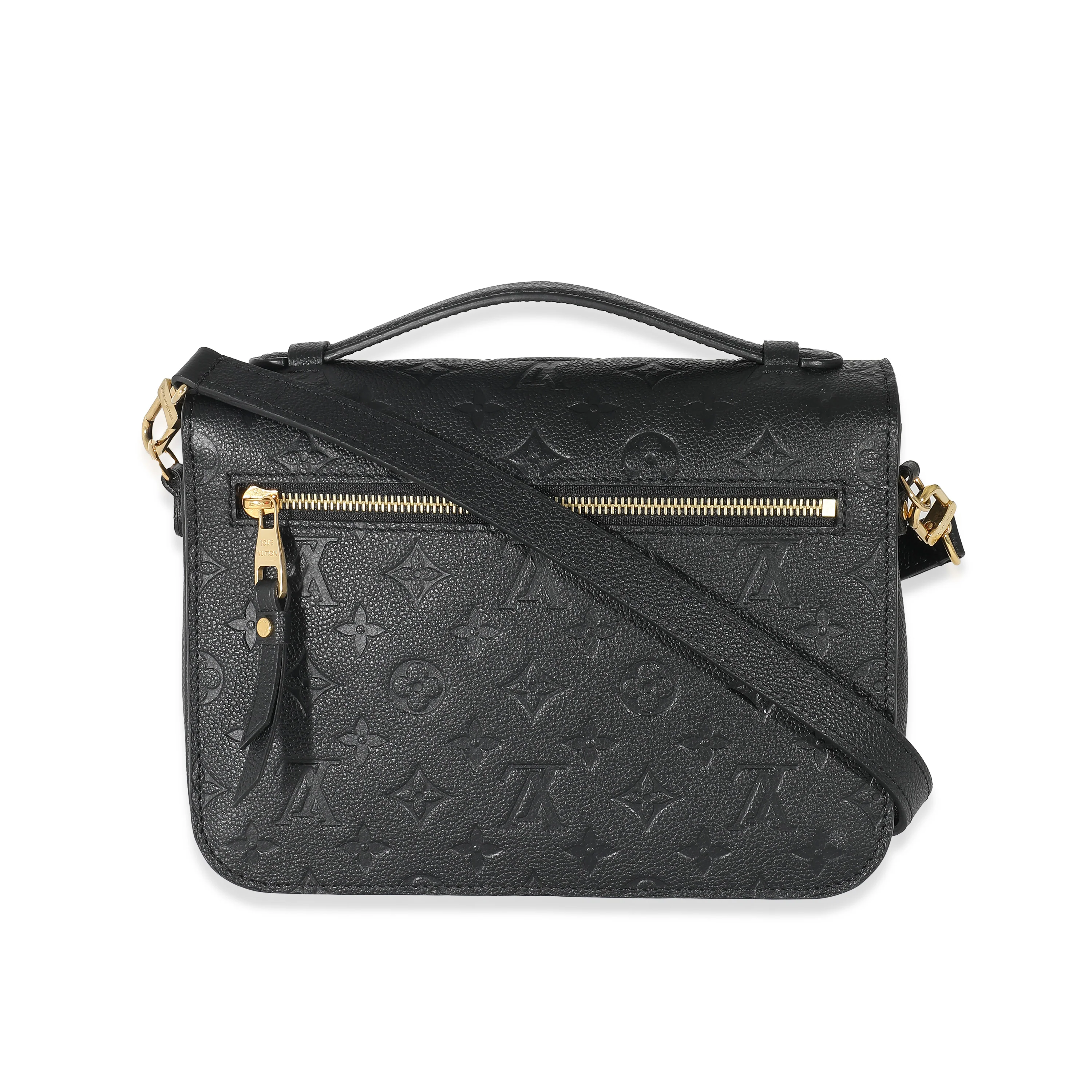 Louis Vuitton Black Monogram Empreinte Pochette Metis - Image 5