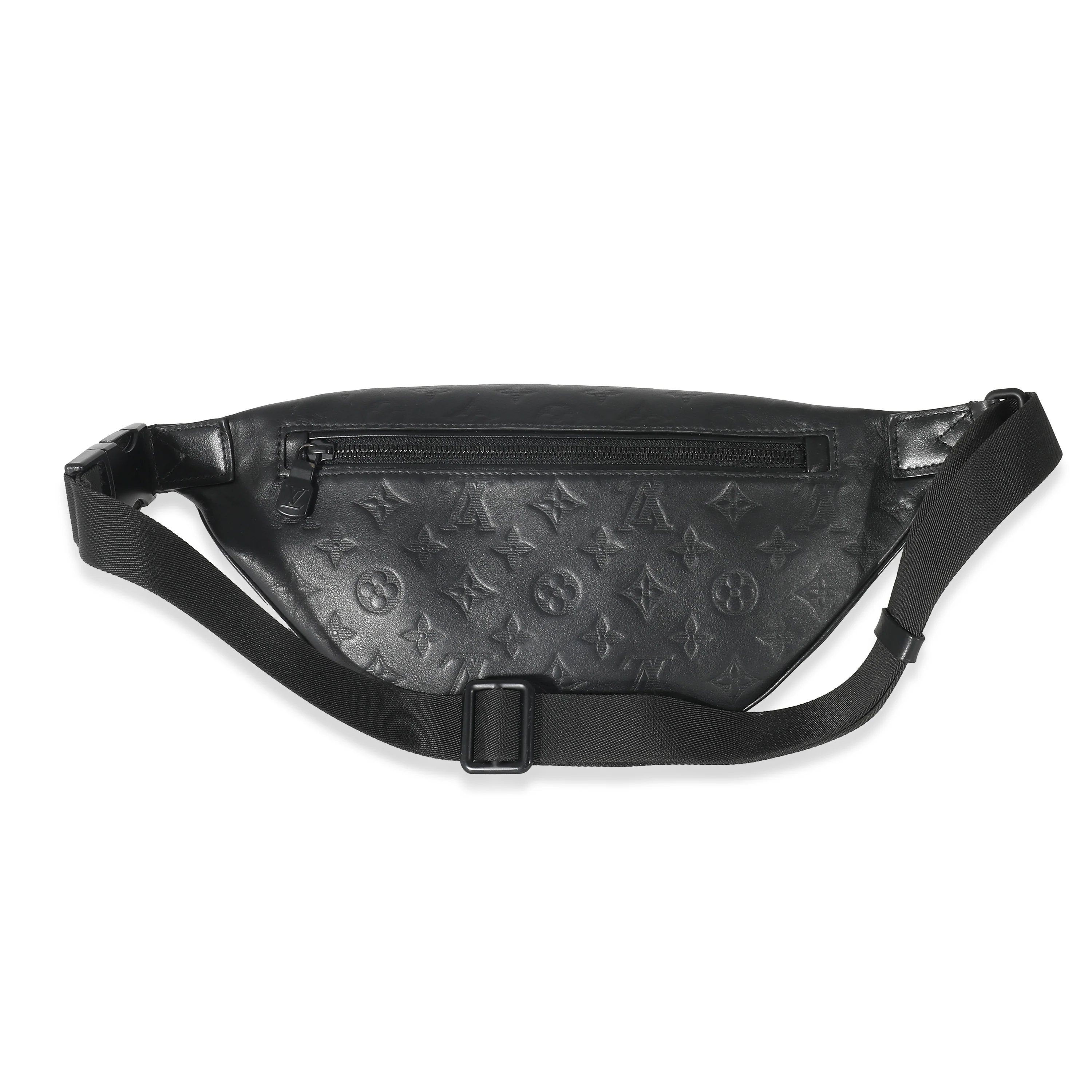 Louis Vuitton Black Calfskin Monogram Shadow Discovery Bumbag - Image 3
