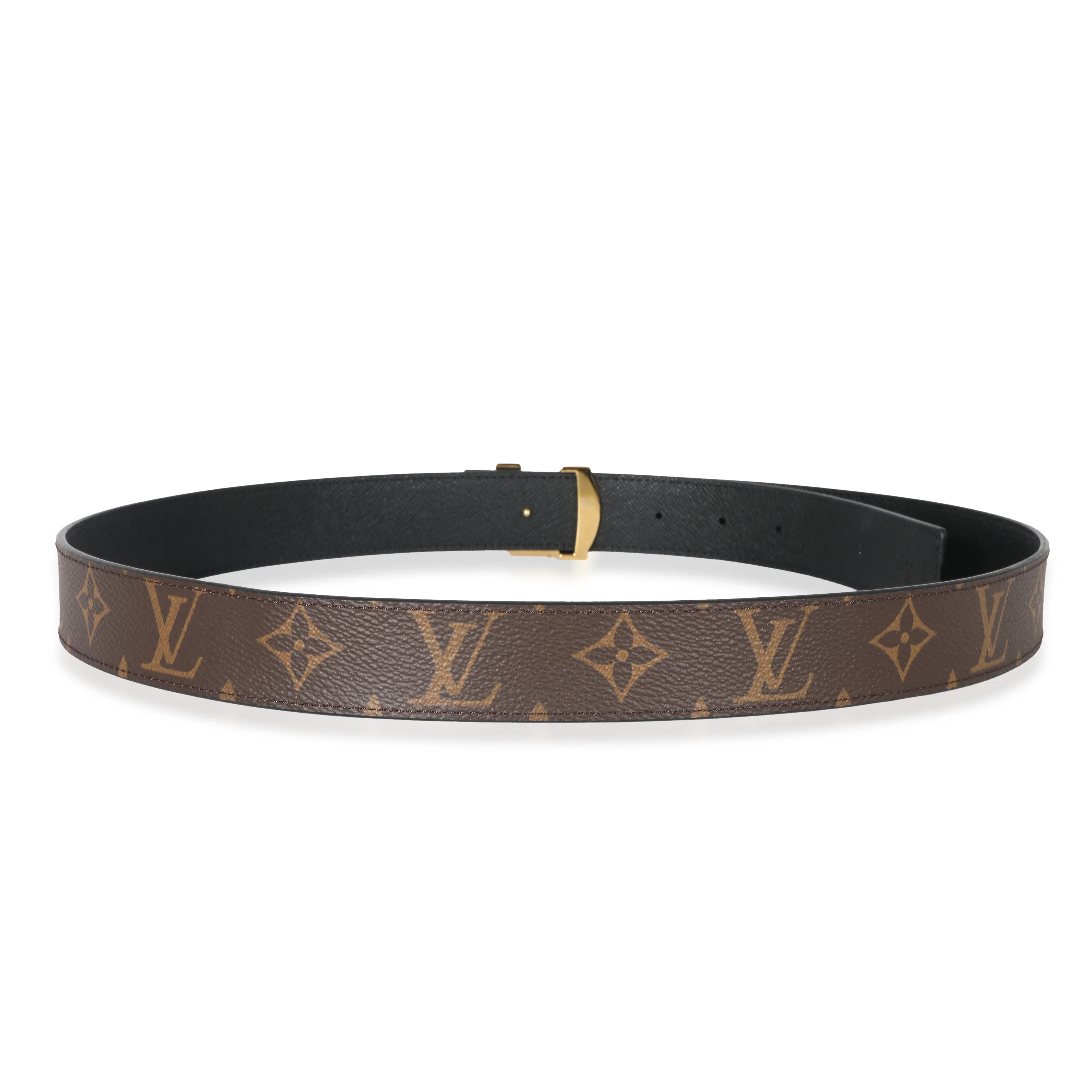 Louis Vuitton Monogram Canvas LV Initiales 30mm Reversible Belt 95 - Image 4
