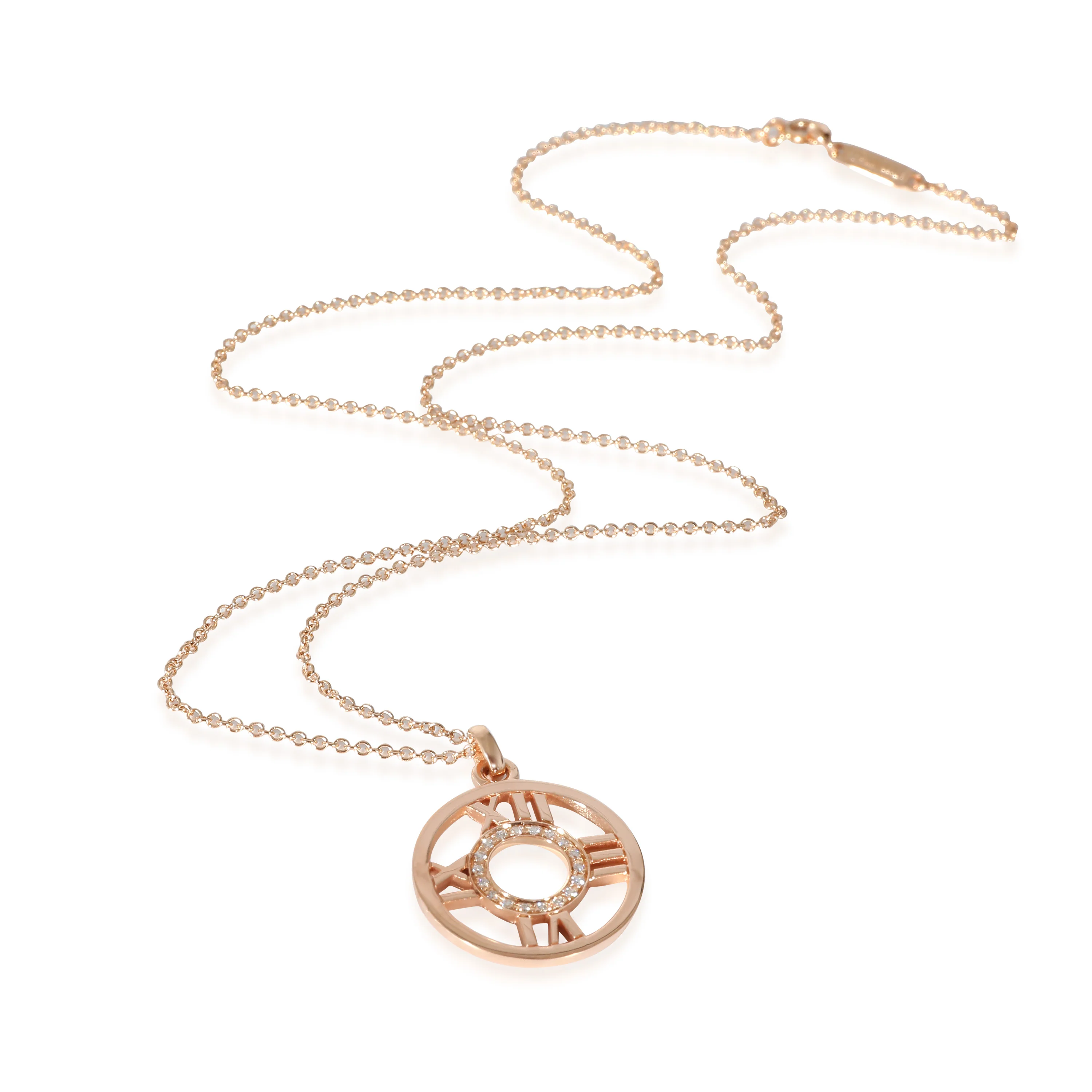 Atlas Pendant in 18K Rose Gold 0.02 CTW - Image 2