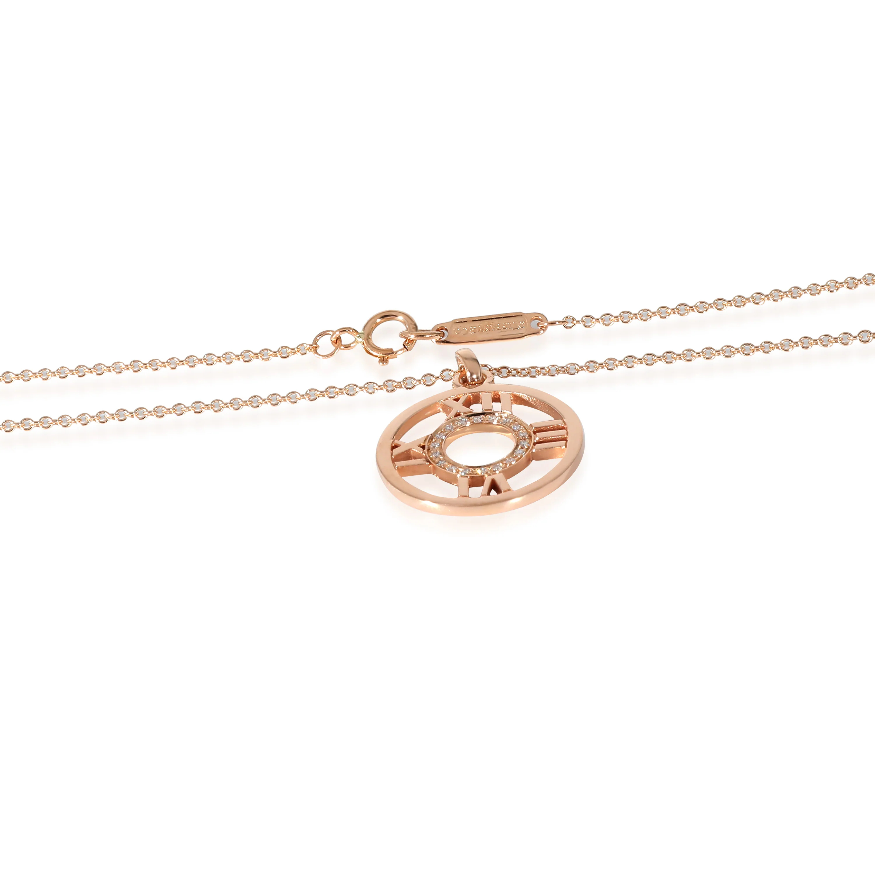 Atlas Pendant in 18K Rose Gold 0.02 CTW - Image 3