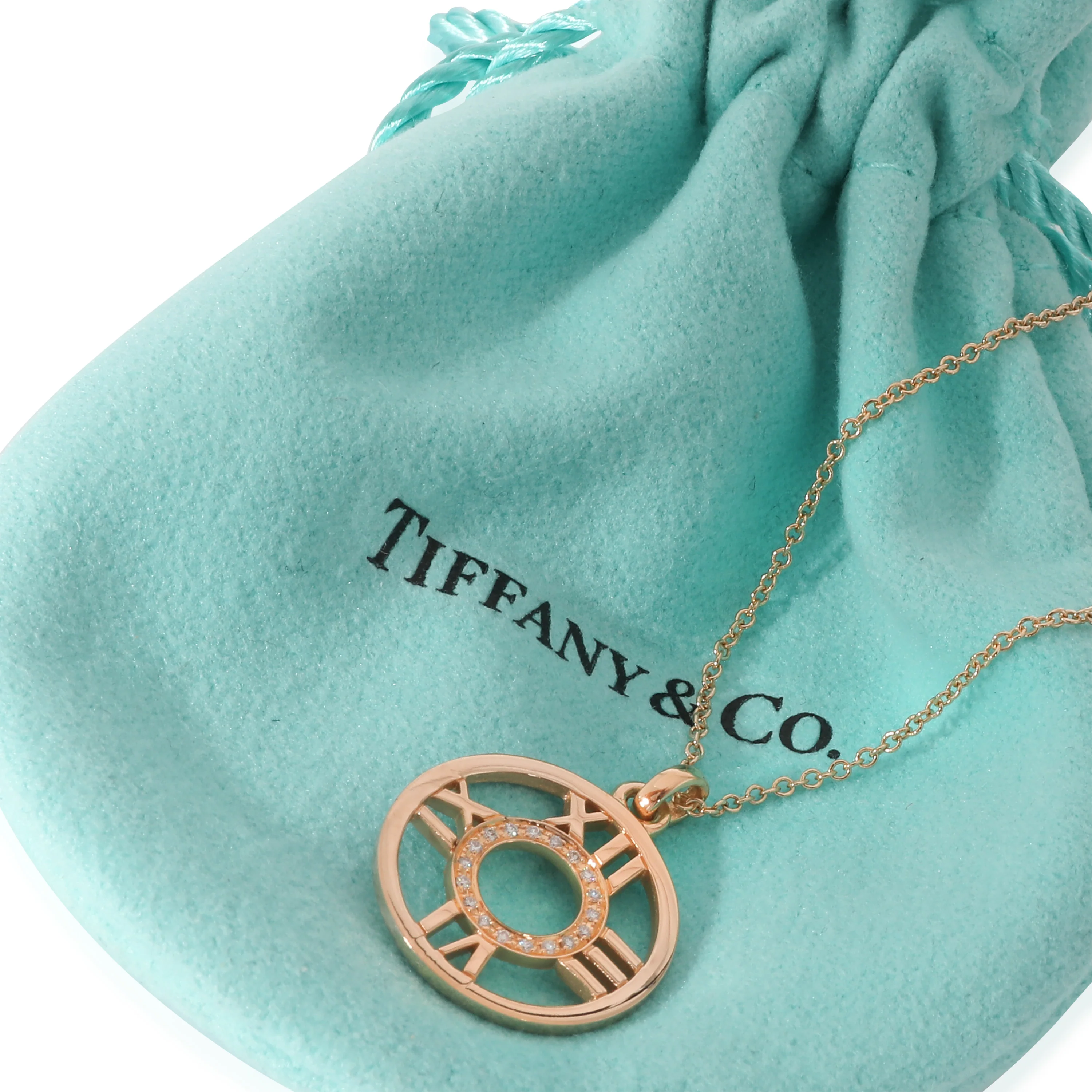 Atlas Pendant in 18K Rose Gold 0.02 CTW - Image 4