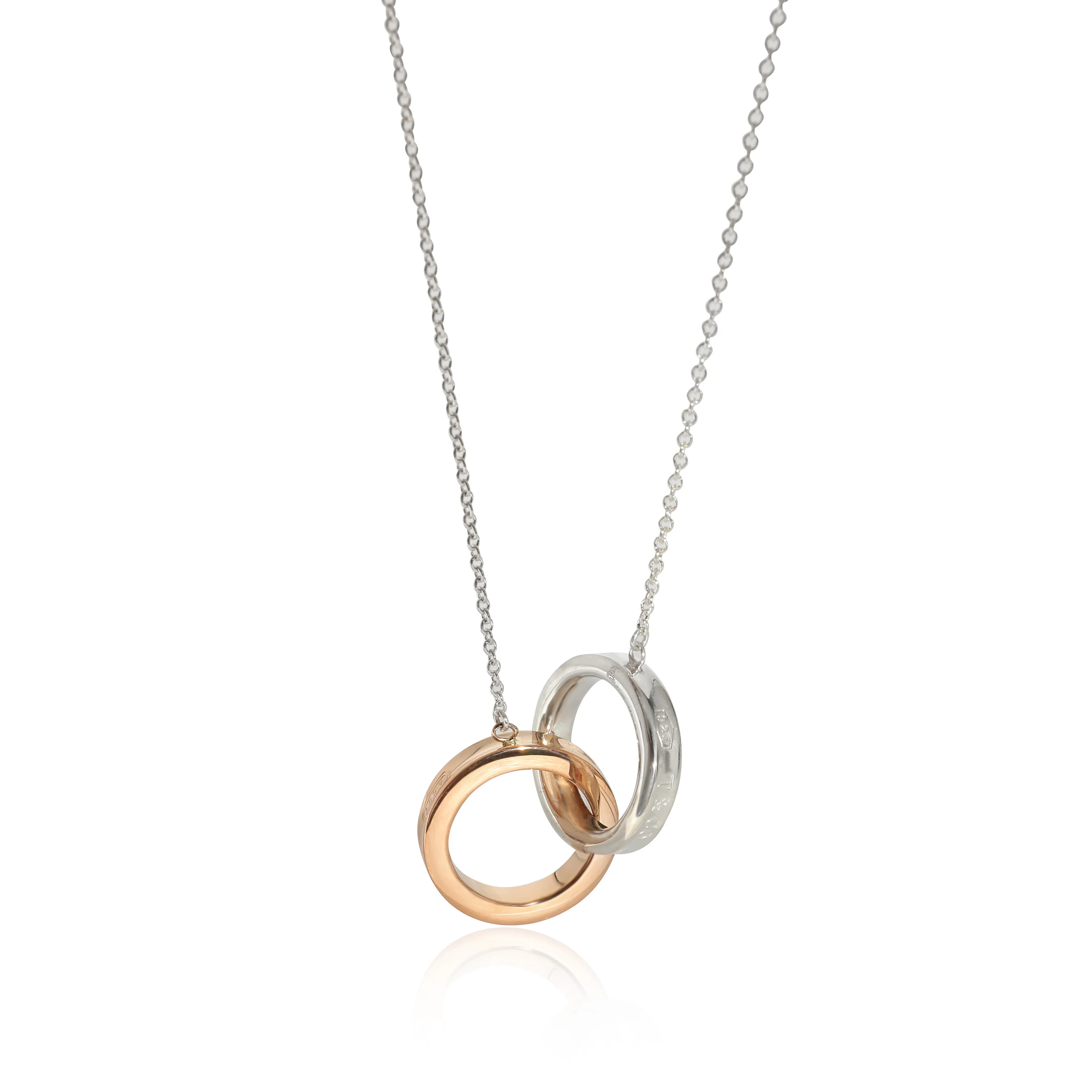 Tiffany & Co. 1837 Fashion Necklace in 18k Pink Gold/Sterling Silver