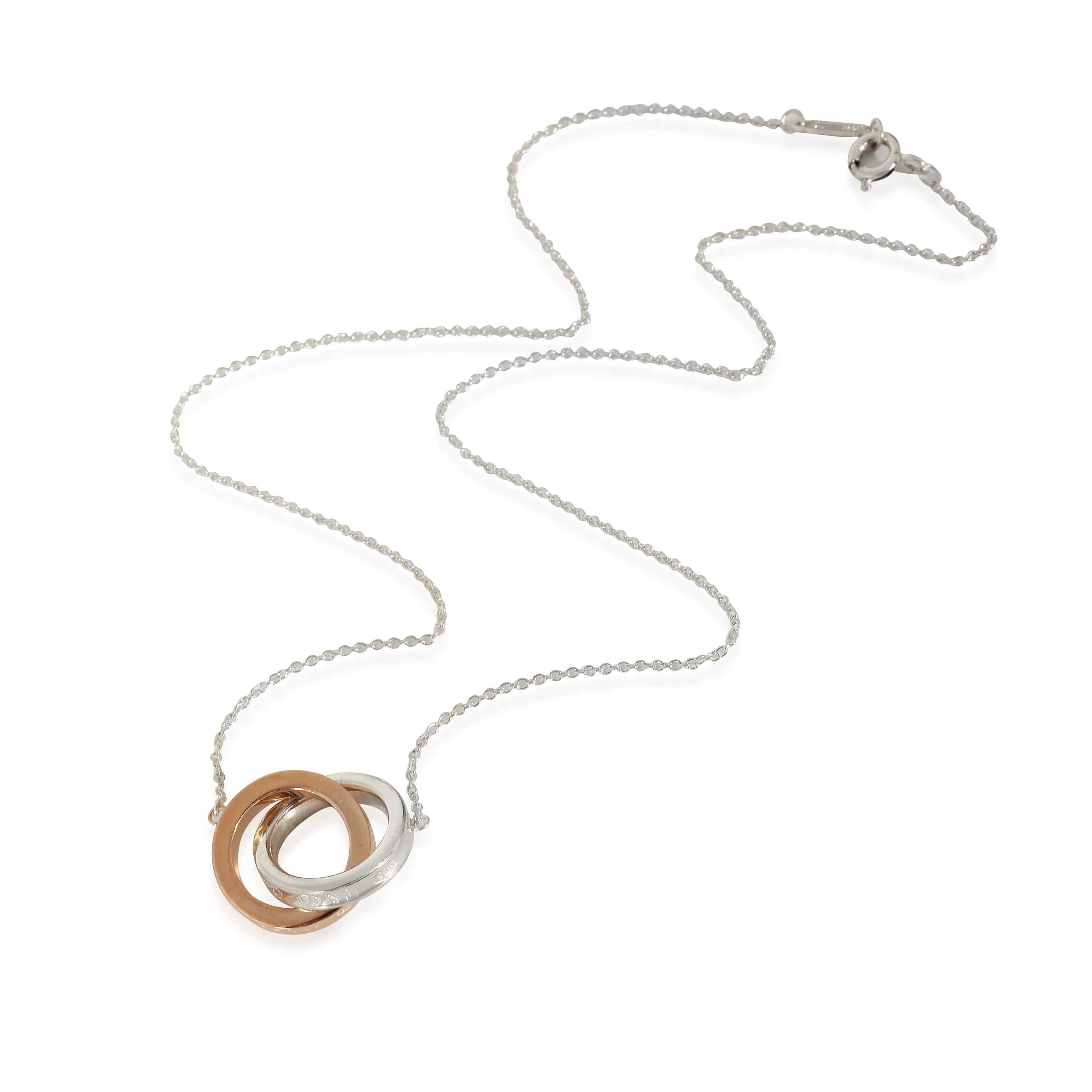 Tiffany & Co. 1837 Fashion Necklace in 18k Pink Gold/Sterling Silver - Image 2