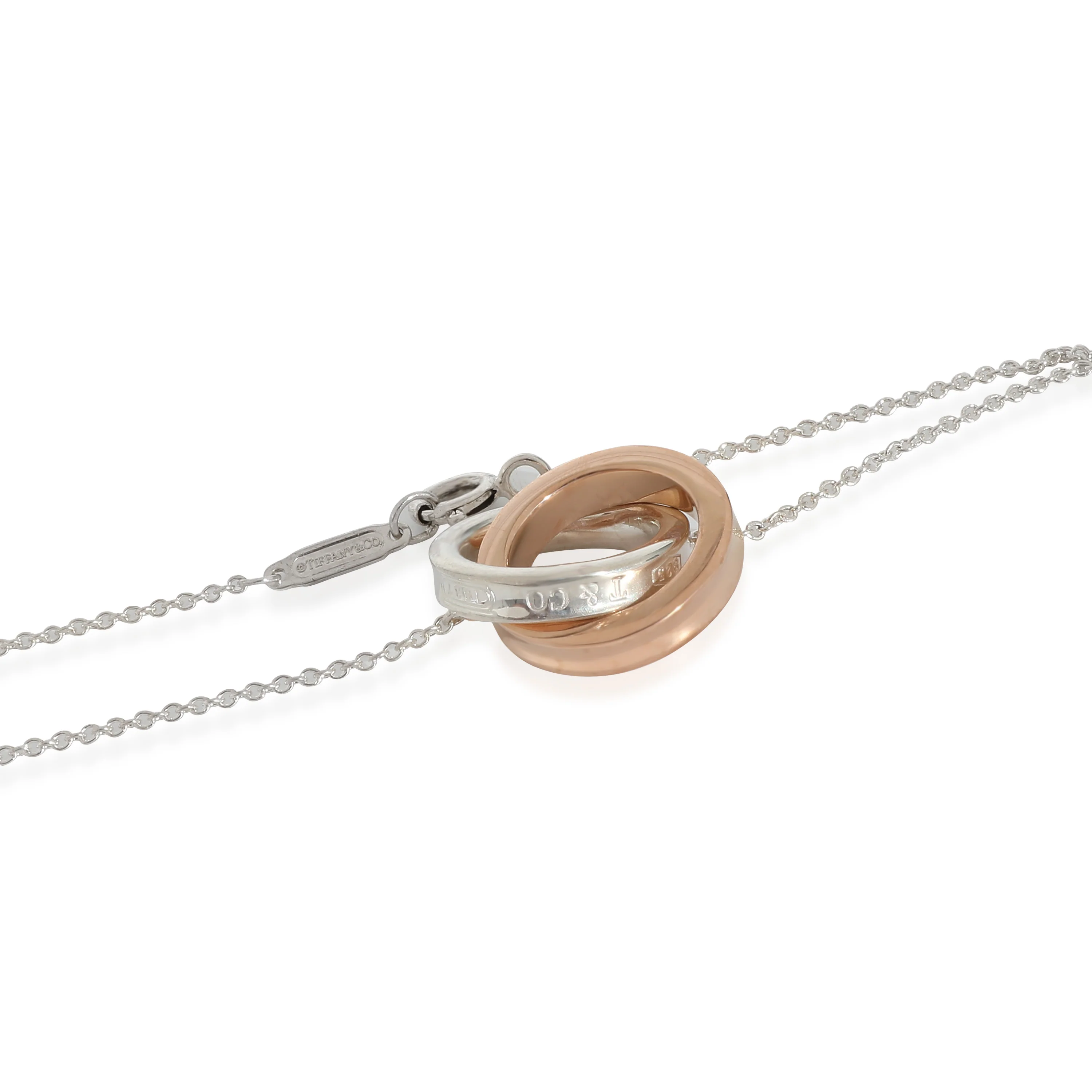 Tiffany & Co. 1837 Fashion Necklace in 18k Pink Gold/Sterling Silver - Image 3