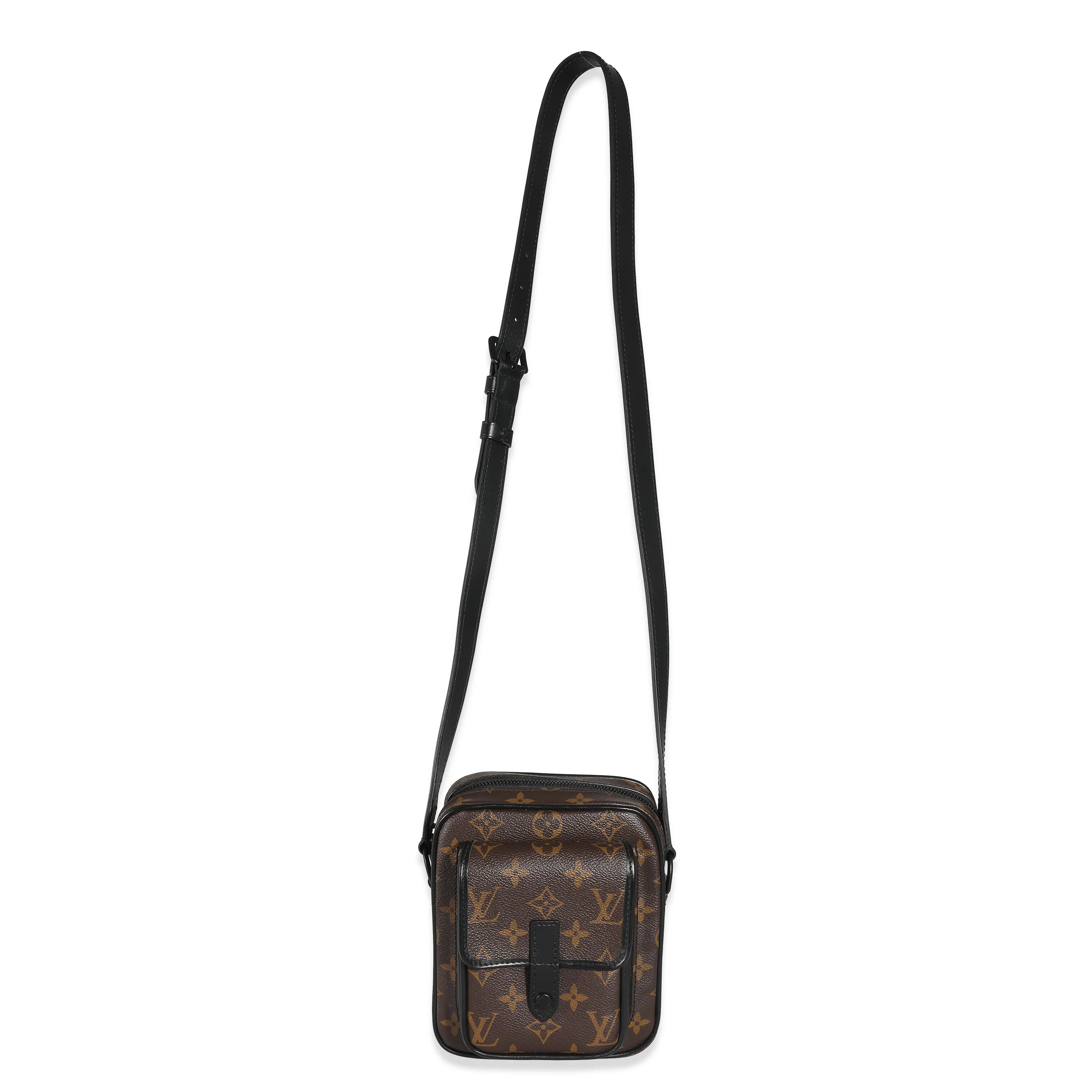 Louis Vuitton Monogram Macassar Canvas Christopher Wearable Wallet - Image 8