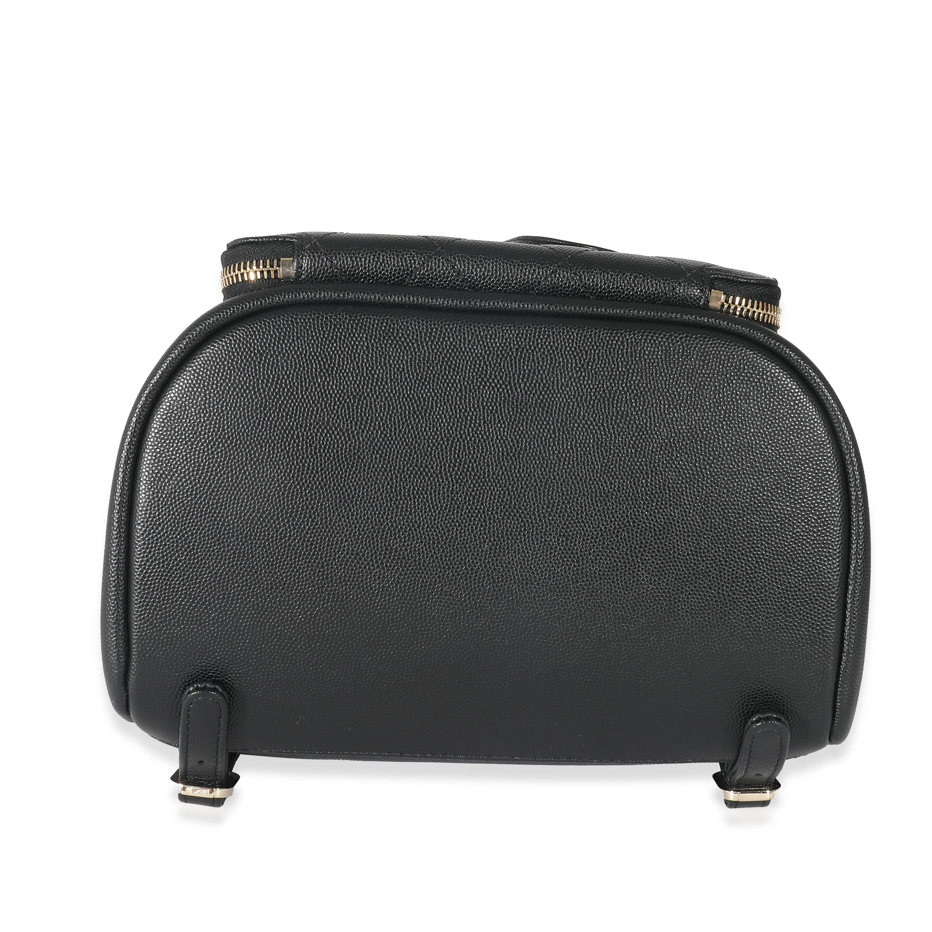 Chanel 18S Black Quilted Caviar Business Affinity Backpack - Image 5