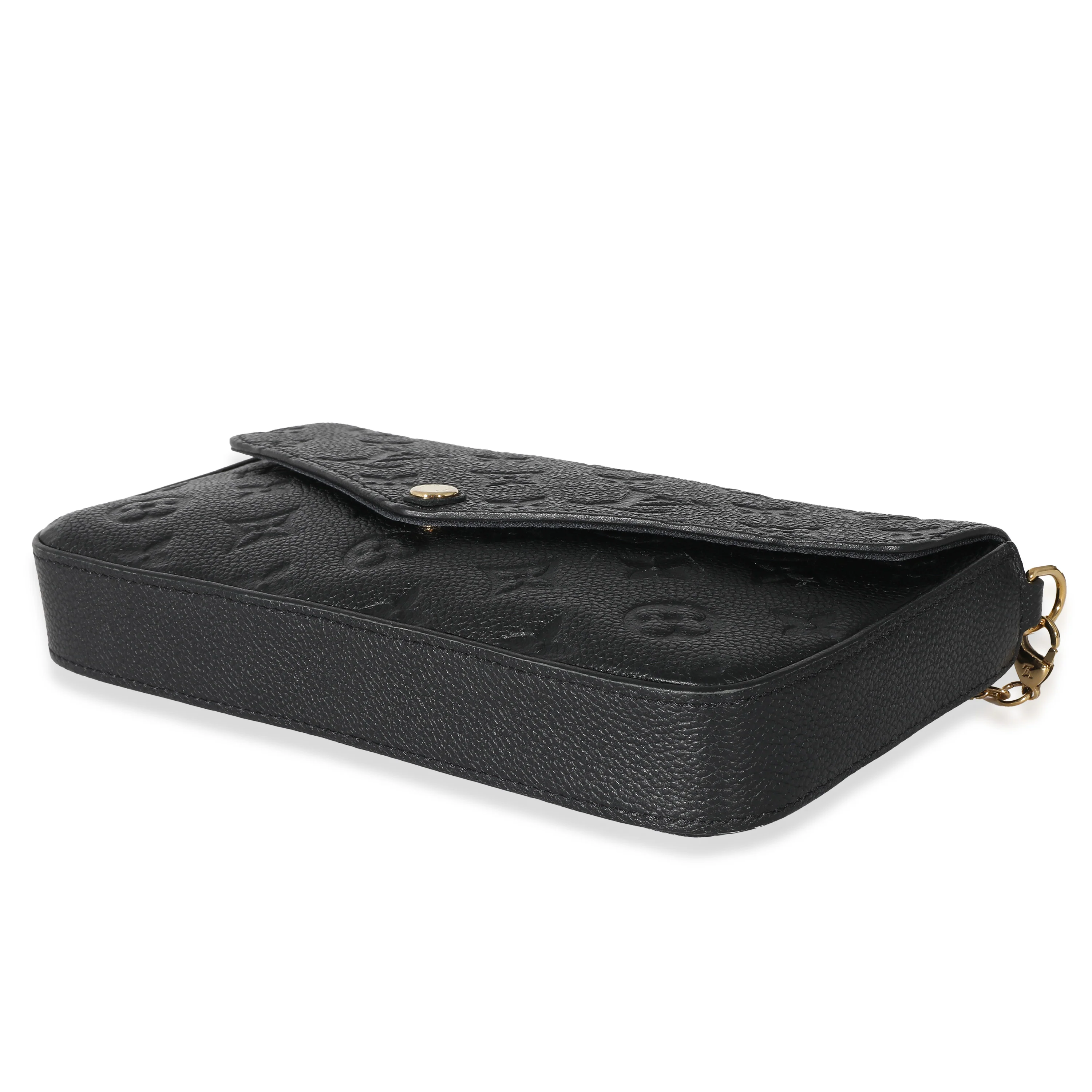 Louis Vuitton Black Monogram Empreinte Felicie Pochette - Image 6