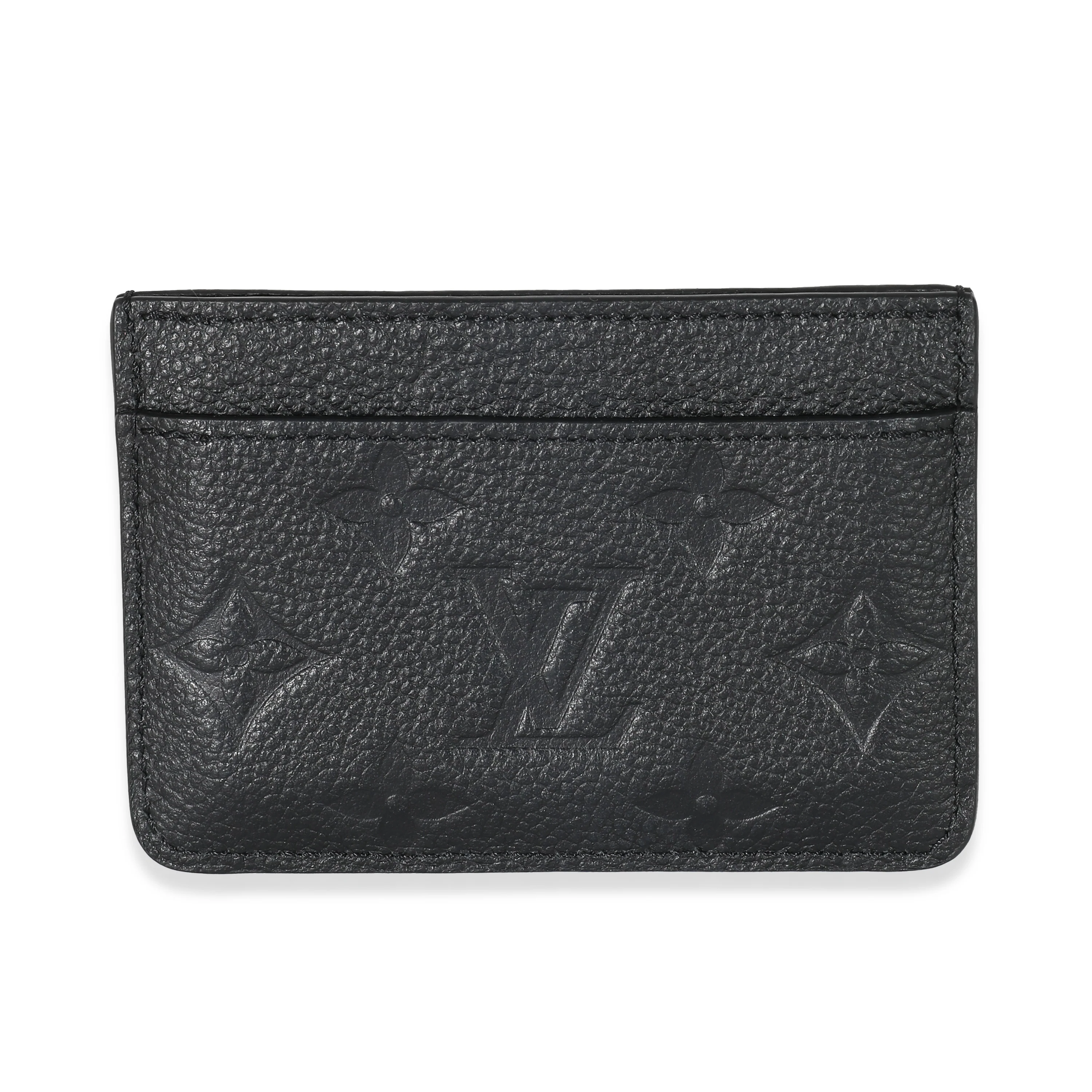 Louis Vuitton Black Empreinte Card Holder - Image 3