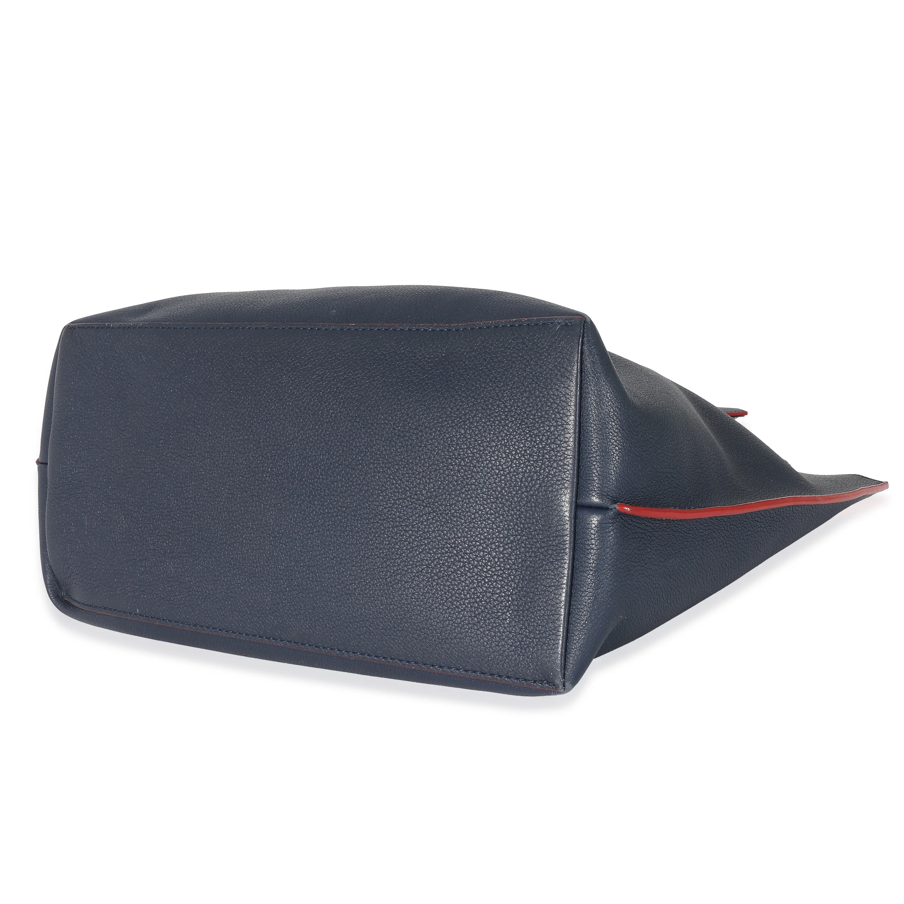Louis Vuitton Marine Rouge Calfskin Lockme Go Tote - Image 7