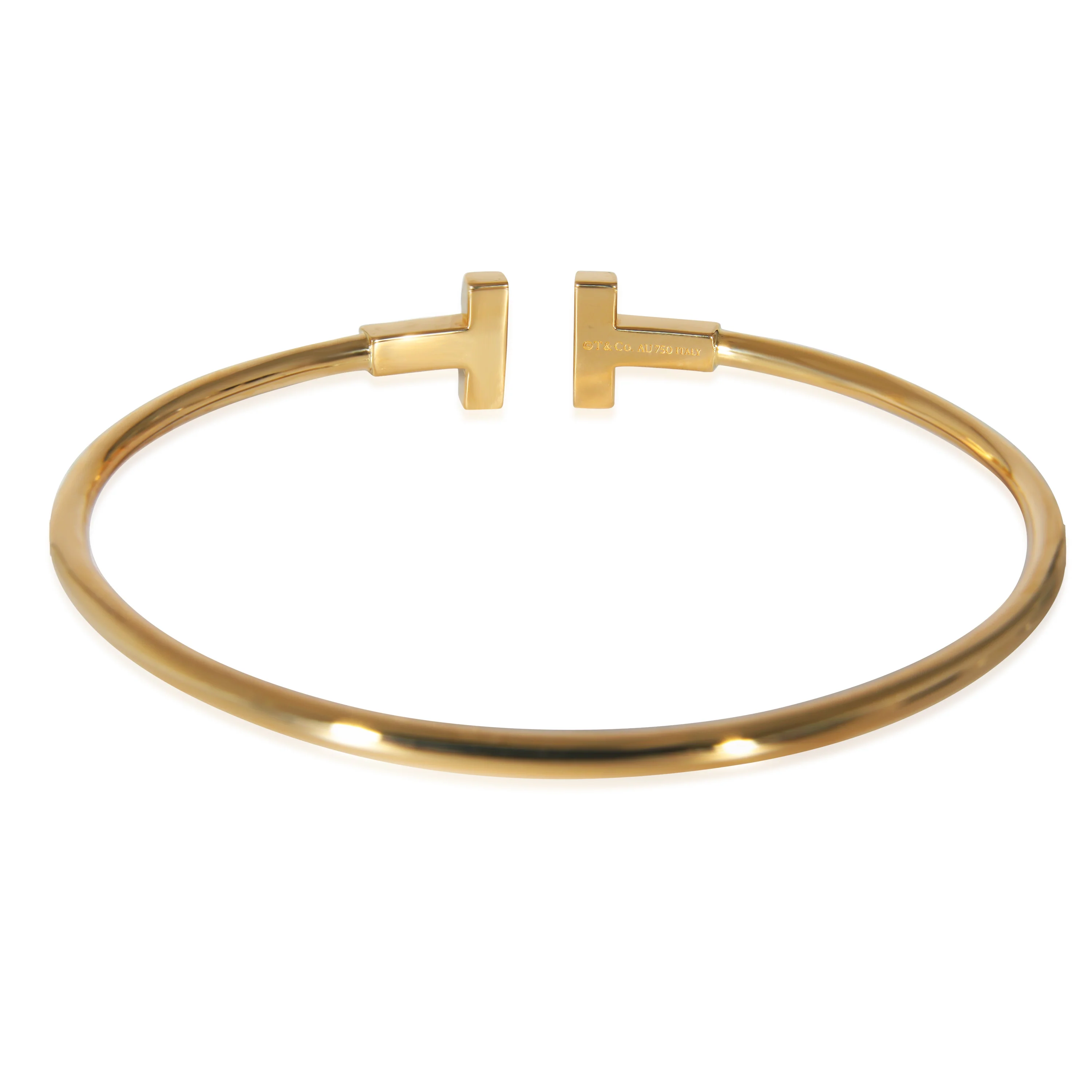 Tiffany & Co. Tiffany T Wire Bracelet in 18k Yellow Gold - Image 4