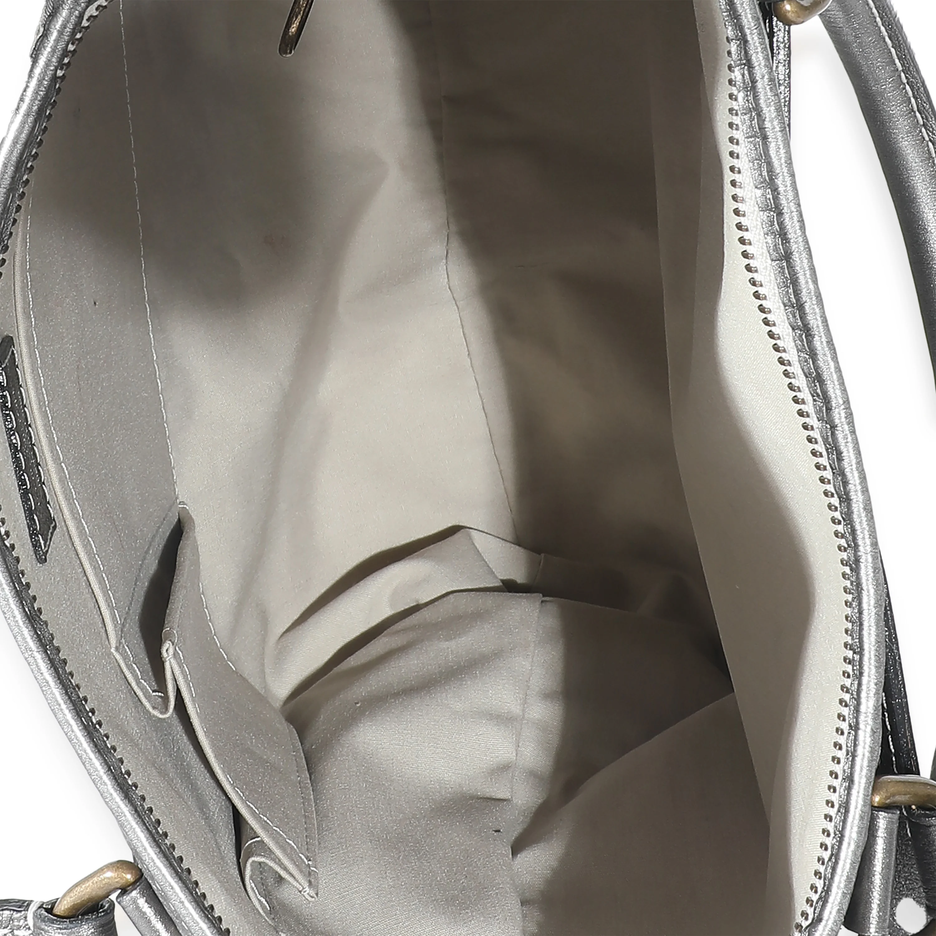 Louis Vuitton Platine Monogram Mini Lin Besace Angele - Image 8