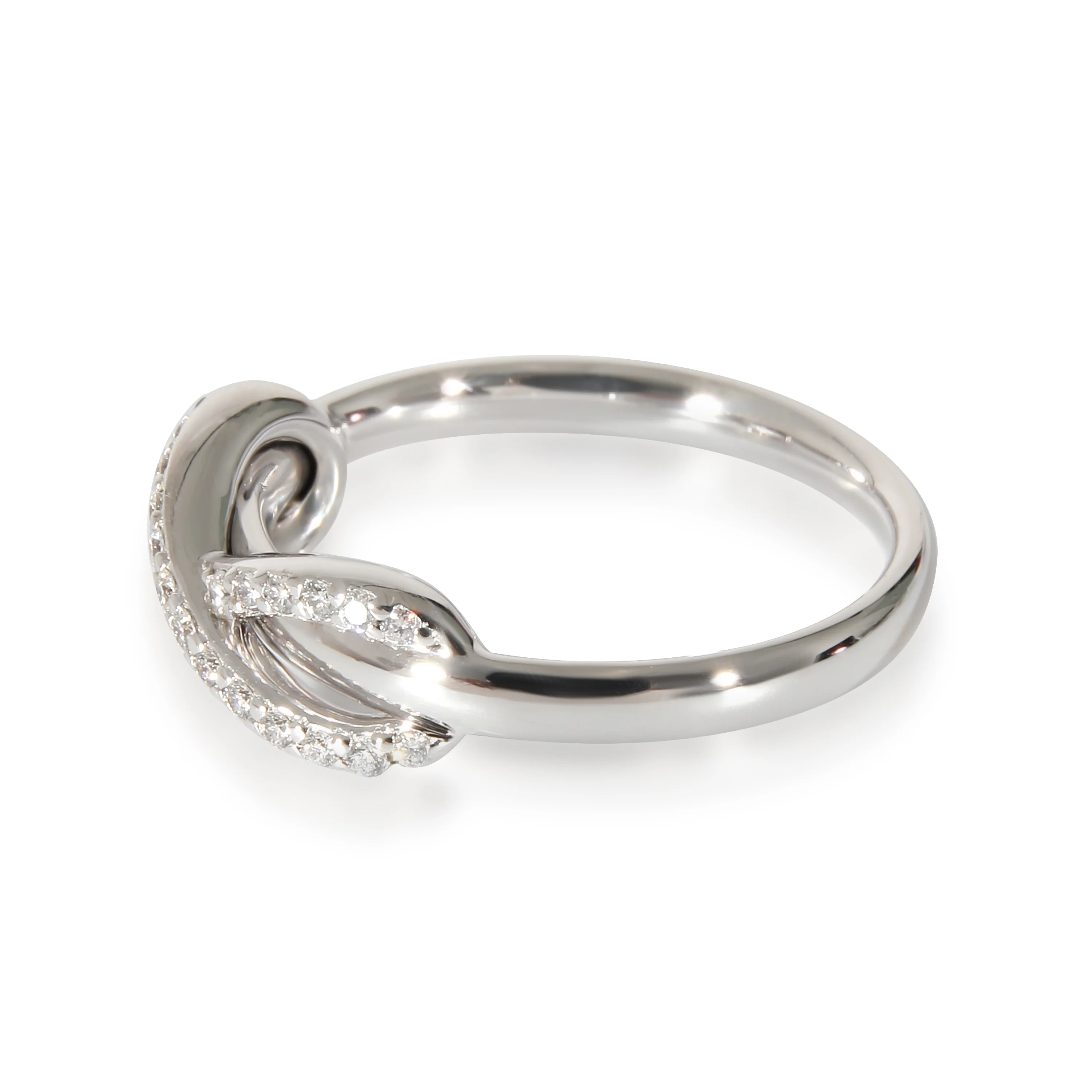 Tiffany & Co. Infinity Diamond Ring in 18K White Gold 0.13 CTW - Image 2