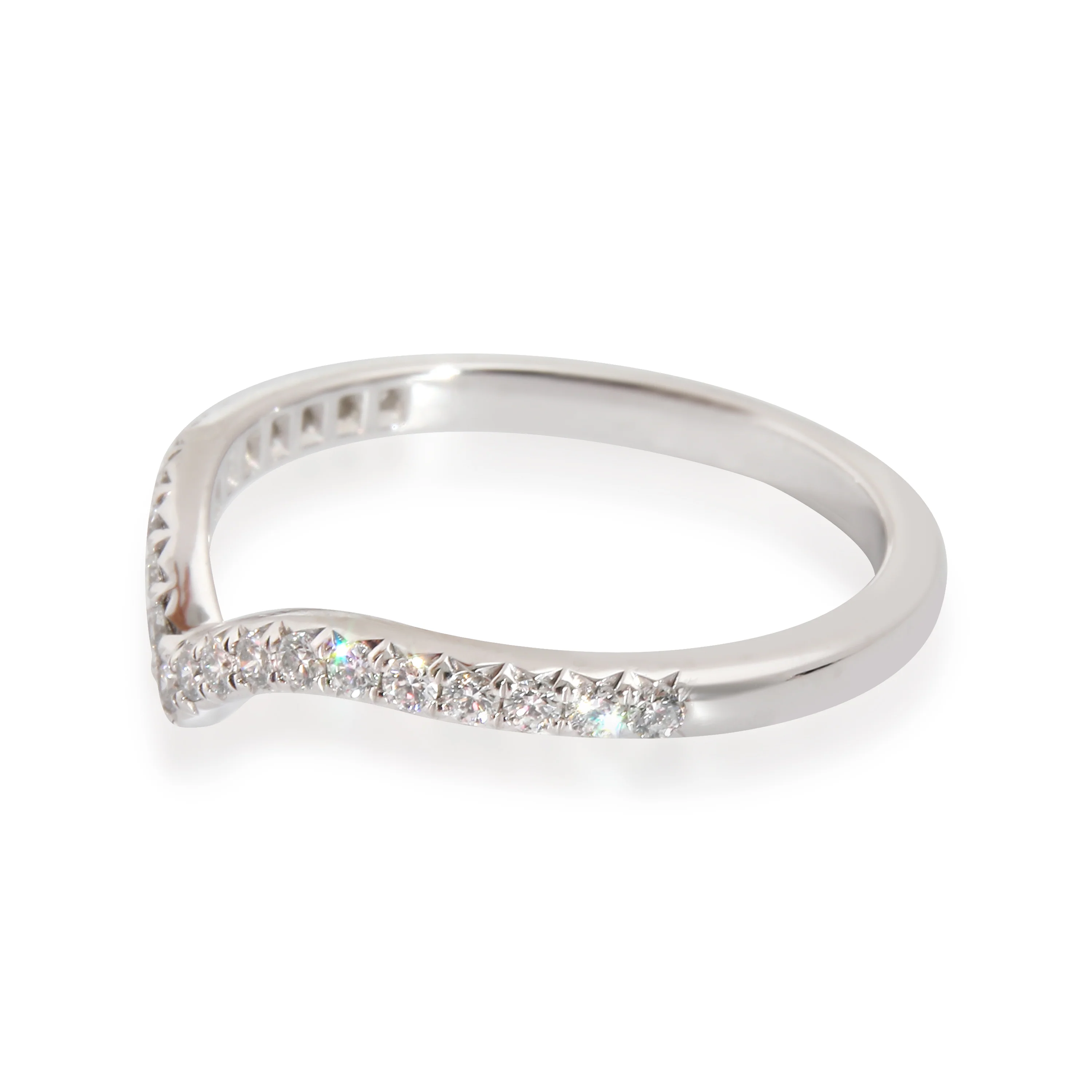 Tiffany & Co. Soleste Diamond Ring in Platinum 0.17 CTW - Image 3