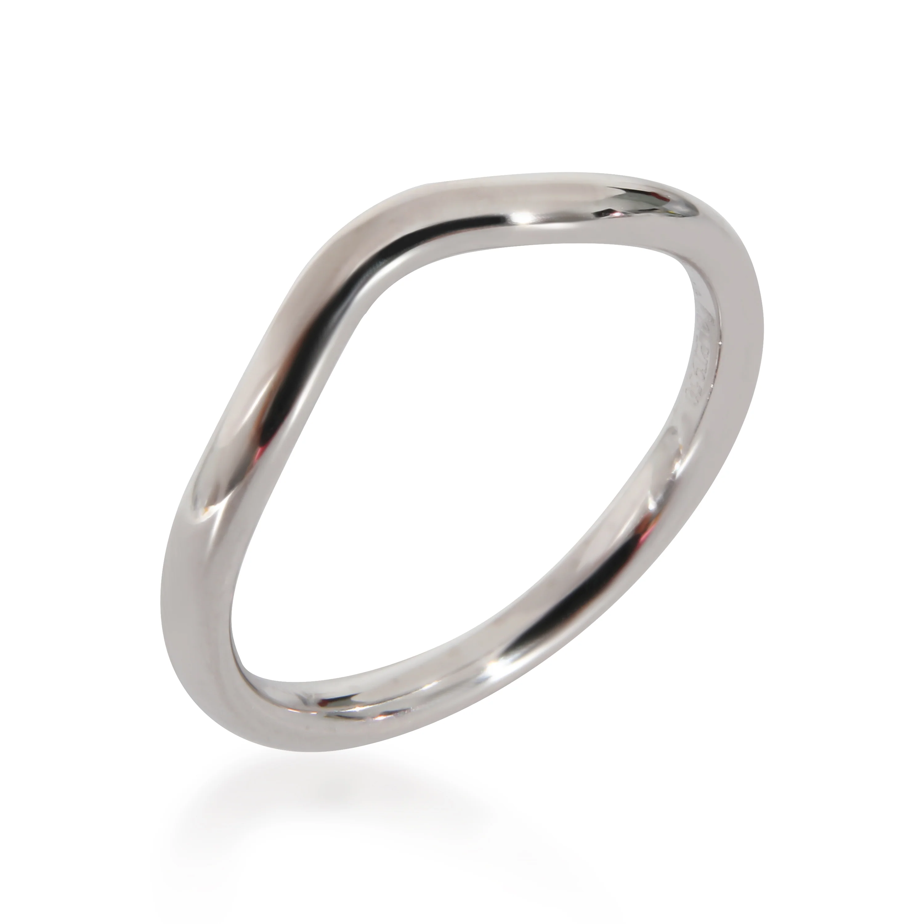 Tiffany & Co. Elsa Peretti Curved Band in Platinum - Image 4