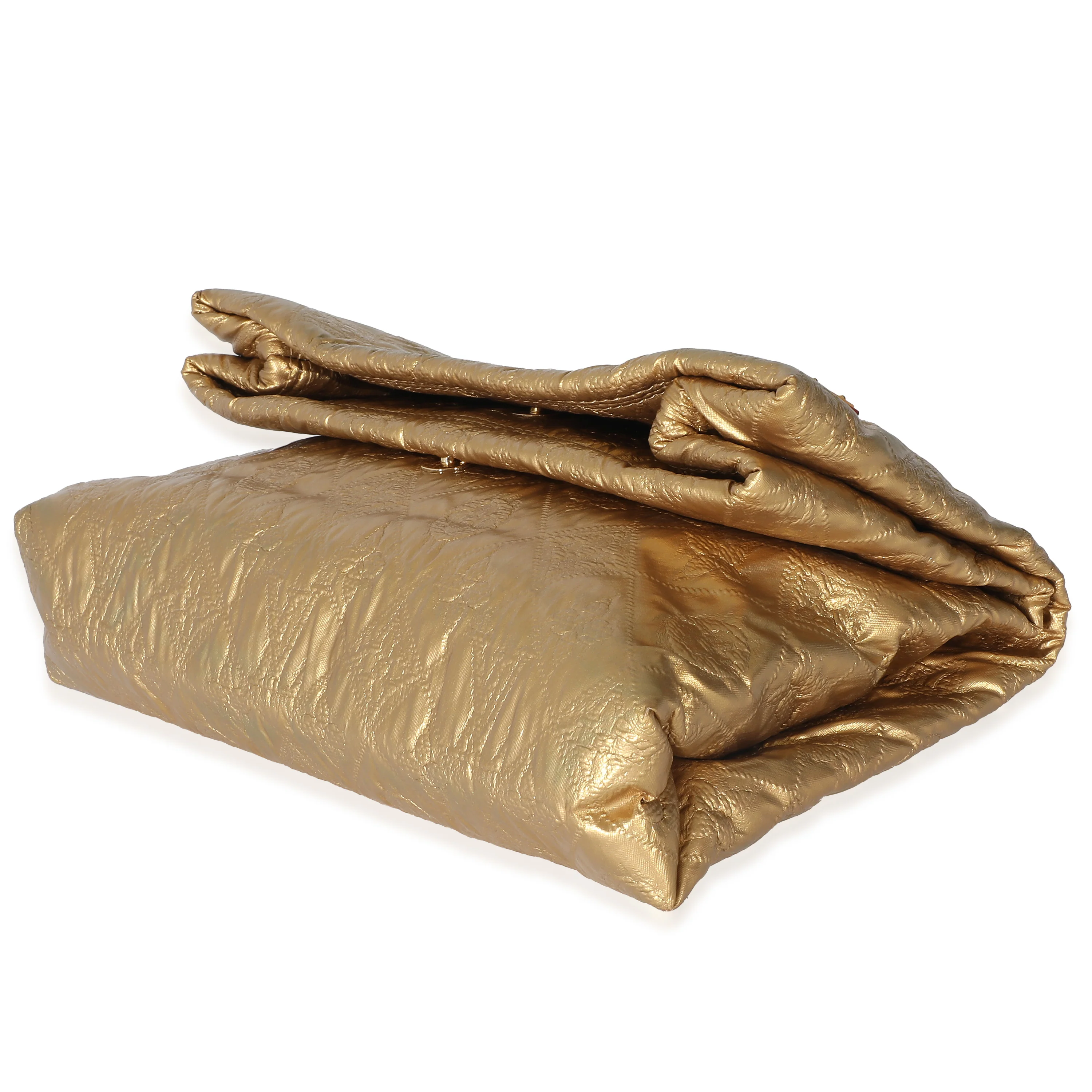 Louis Vuitton Gold Jacquard Quilted Monogram Limelight PM Clutch - Image 5