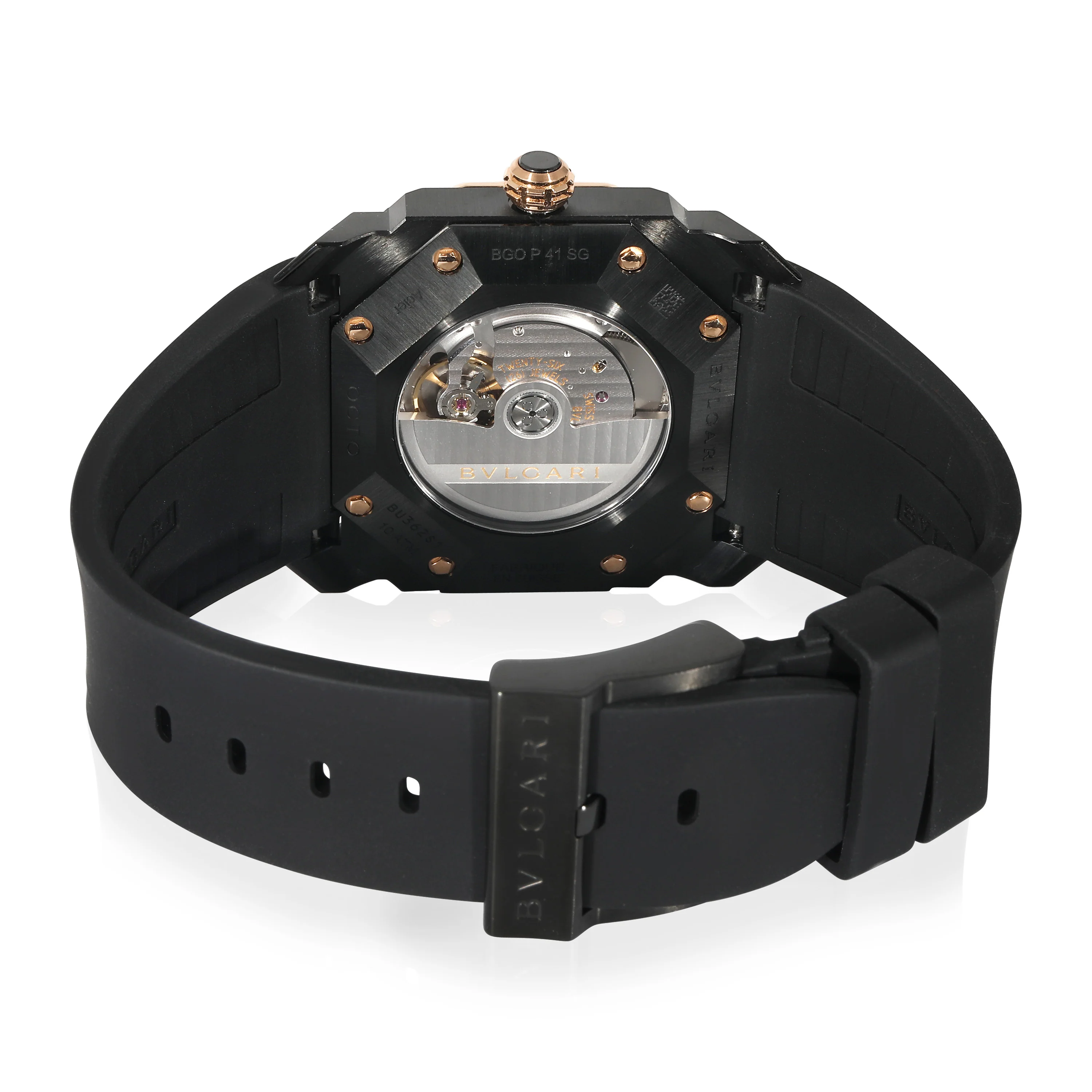 BVLGARI Octo LOriginale 102485 Mens Watch in 18kt Stainless Steel/Rose Gold - Image 4