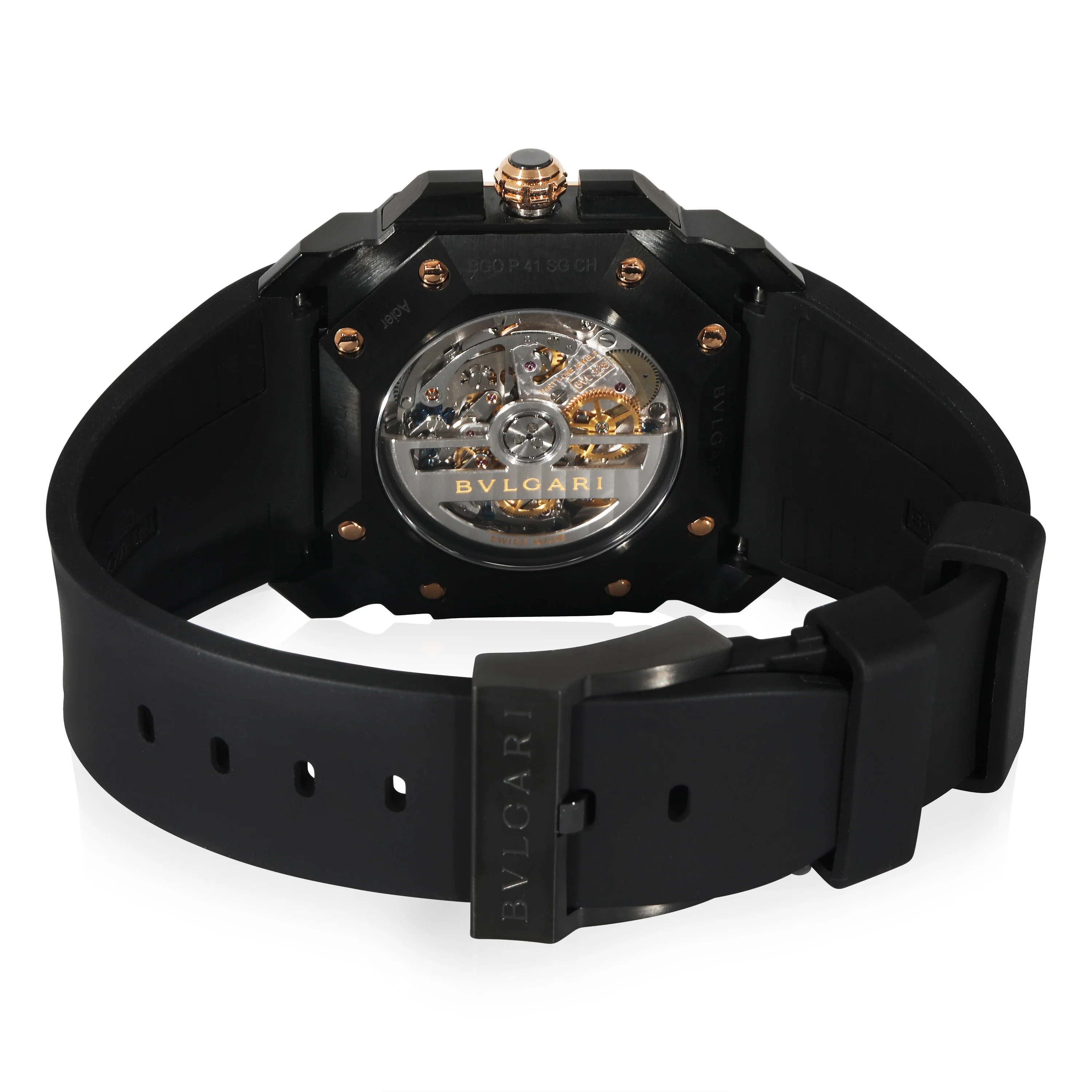 Octo Chrono 102488 Mens Watch in 18k Rose Gold/Stainless Steel - Image 4