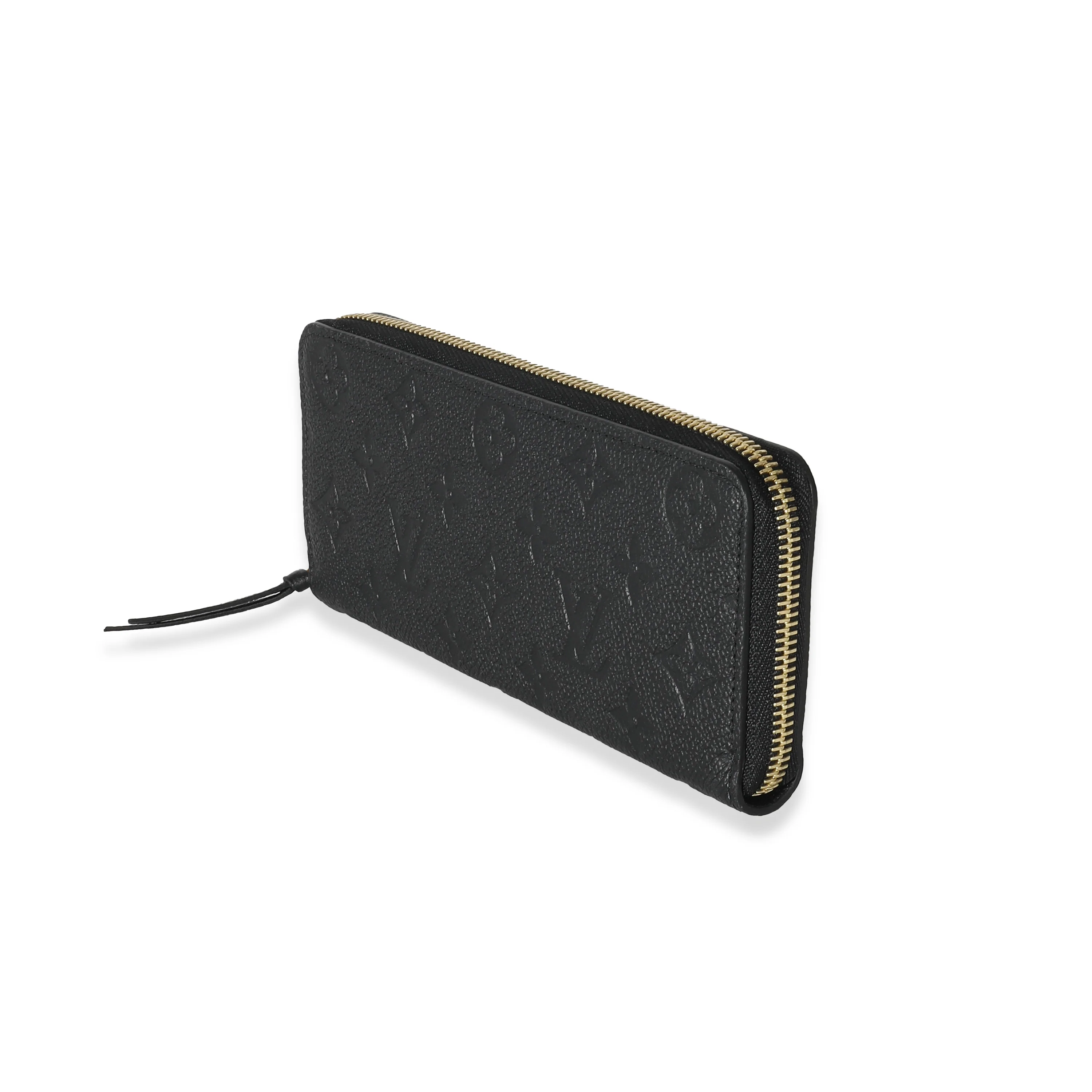 Louis Vuitton Black Monogram Empreinte Clemence Wallet - Image 2