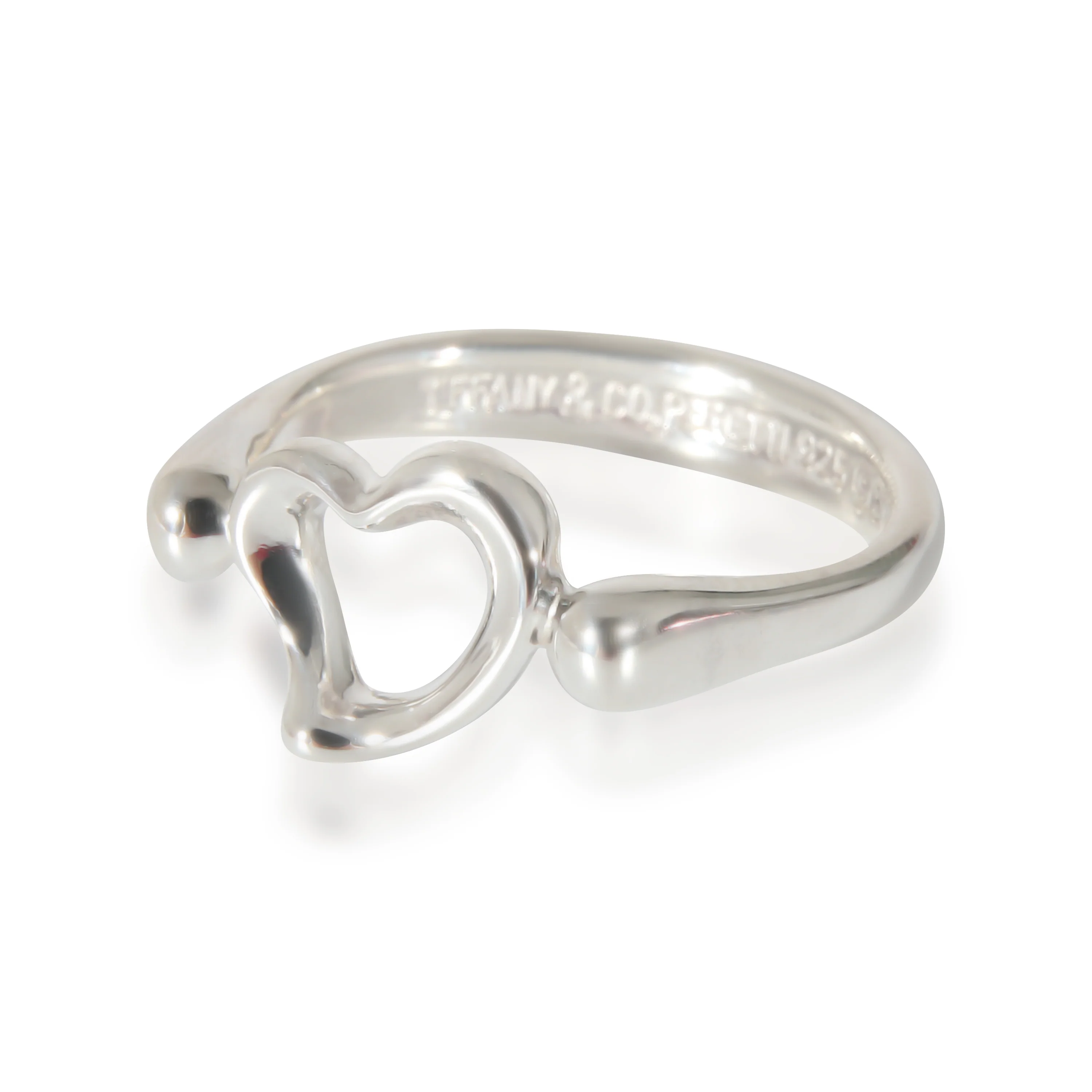 Elsa Peretti Open Heart Ring in Sterling Silver - Image 2