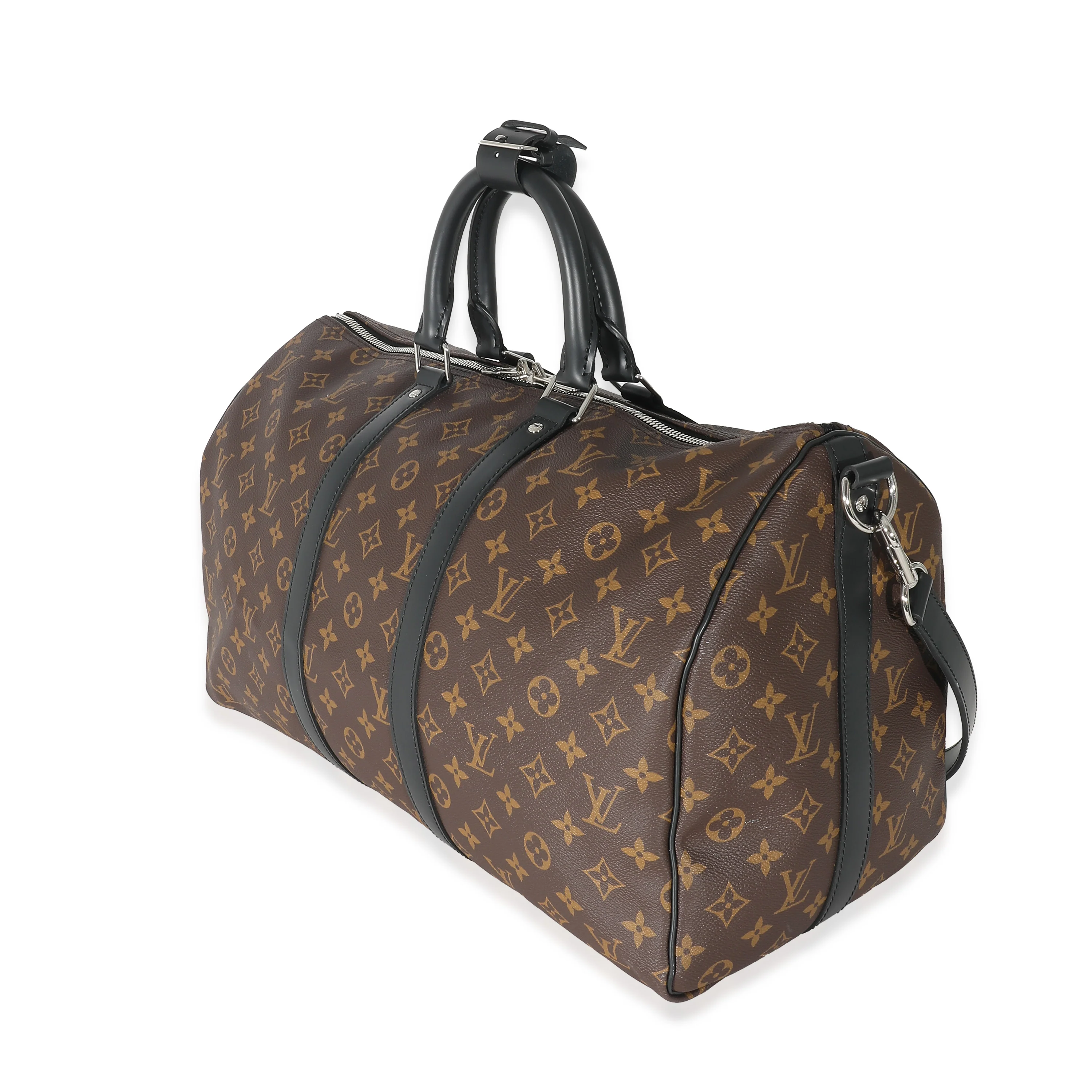 Louis Vuitton Monogram Macassar Canvas Keepall Bandoulière 45 - Image 2