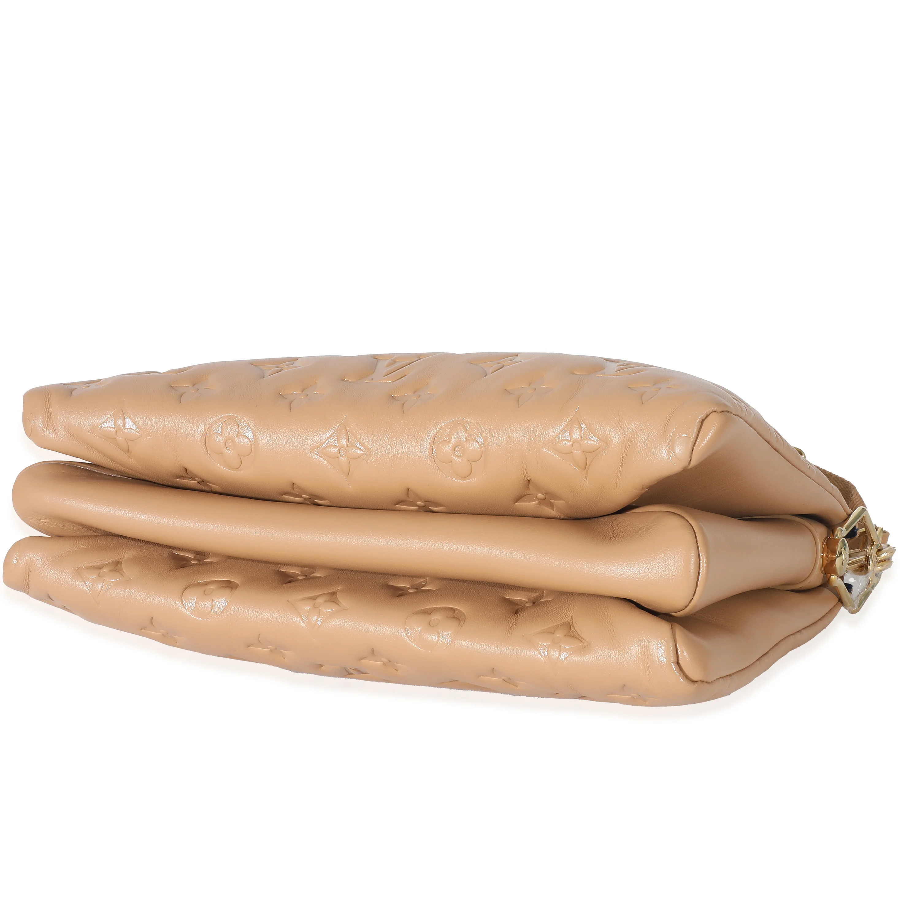 Louis Vuitton Camel Monogram Embossed Puffy Lambskin Coussin PM - Image 6