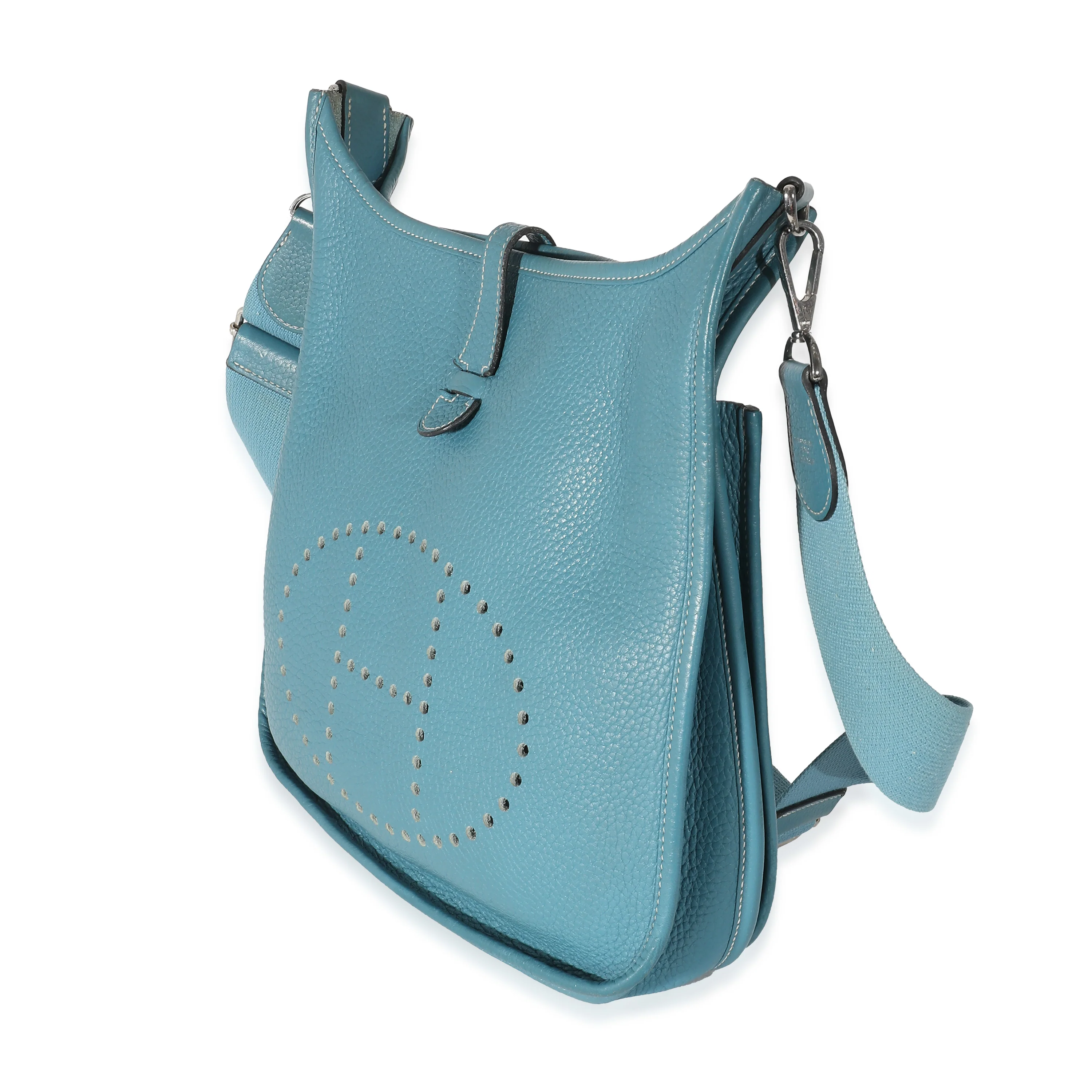 Hermès Clemence Blue Jean Evelyne III PM - Image 2