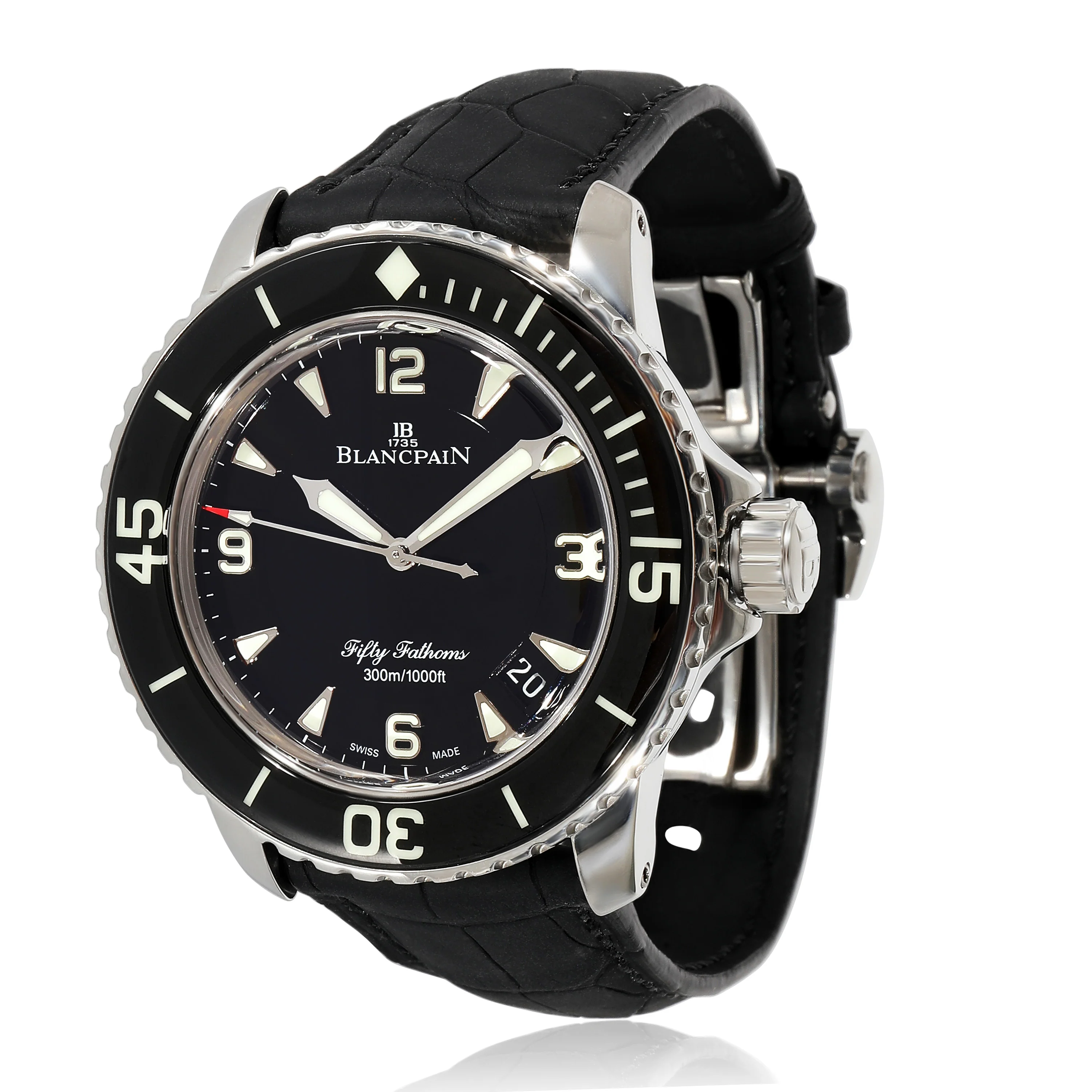 Blancpain Fifth Fathoms 5015-1130-52B Mens Watch in  Stainless Steel/Ceramic