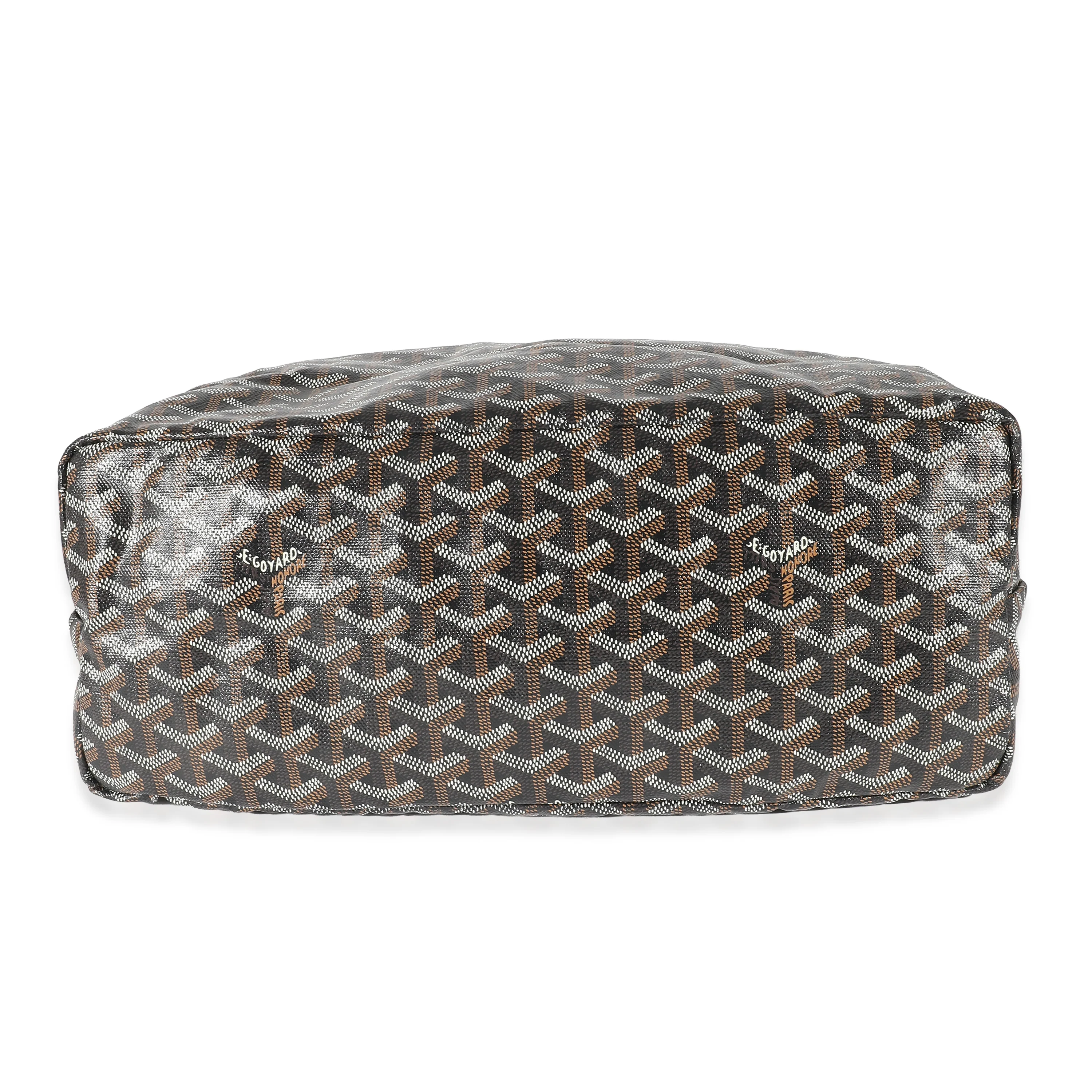 Goyard Gold Black Goyardine Saint Louis PM - Image 6