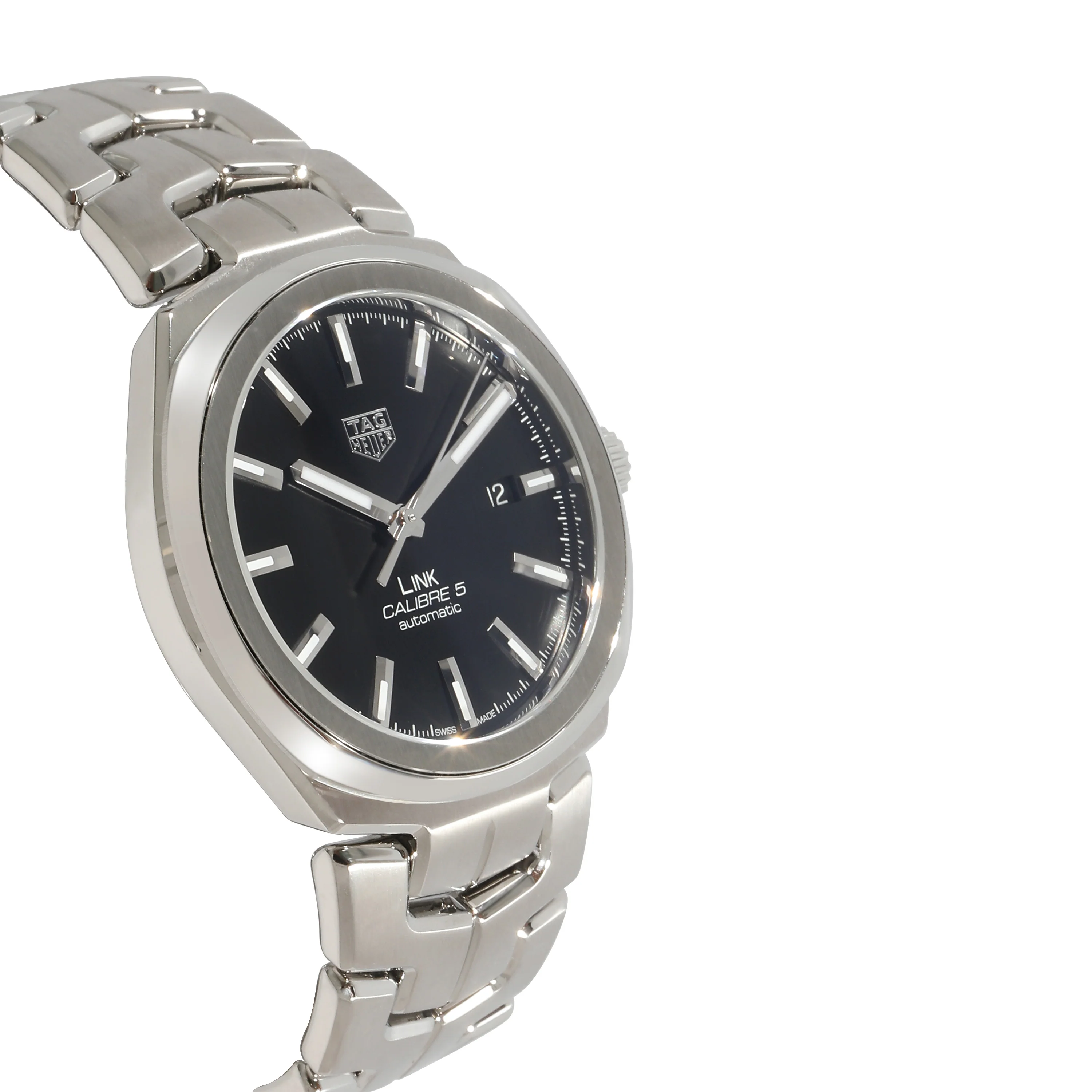 Tag Heuer Link Calibre 5 WBC2110.BA0603 Mens Watch in Stainless Steel - Image 2