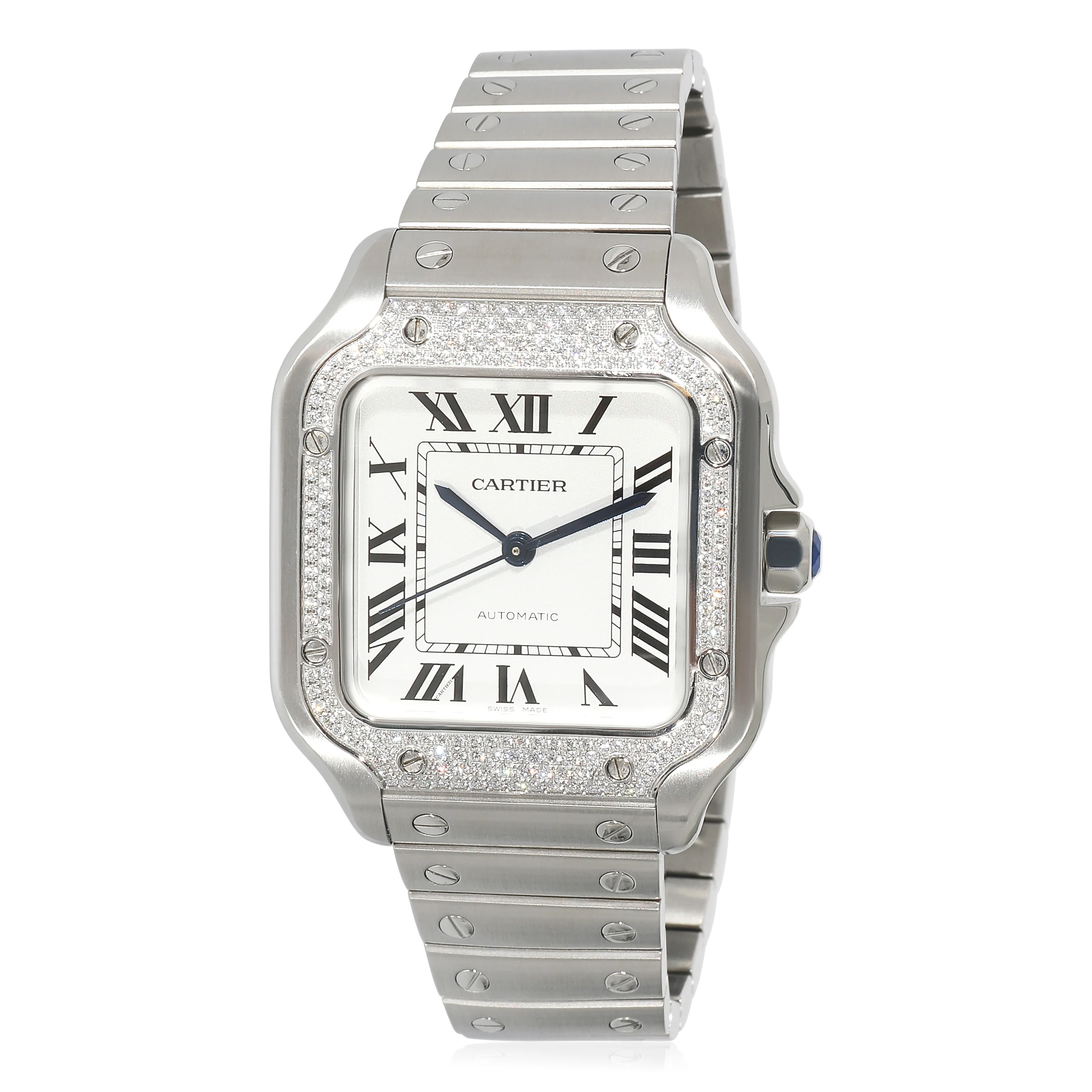Cartier Santos de Cartier W4SA0005 Mens Watch in Stainless Steel - Image 5