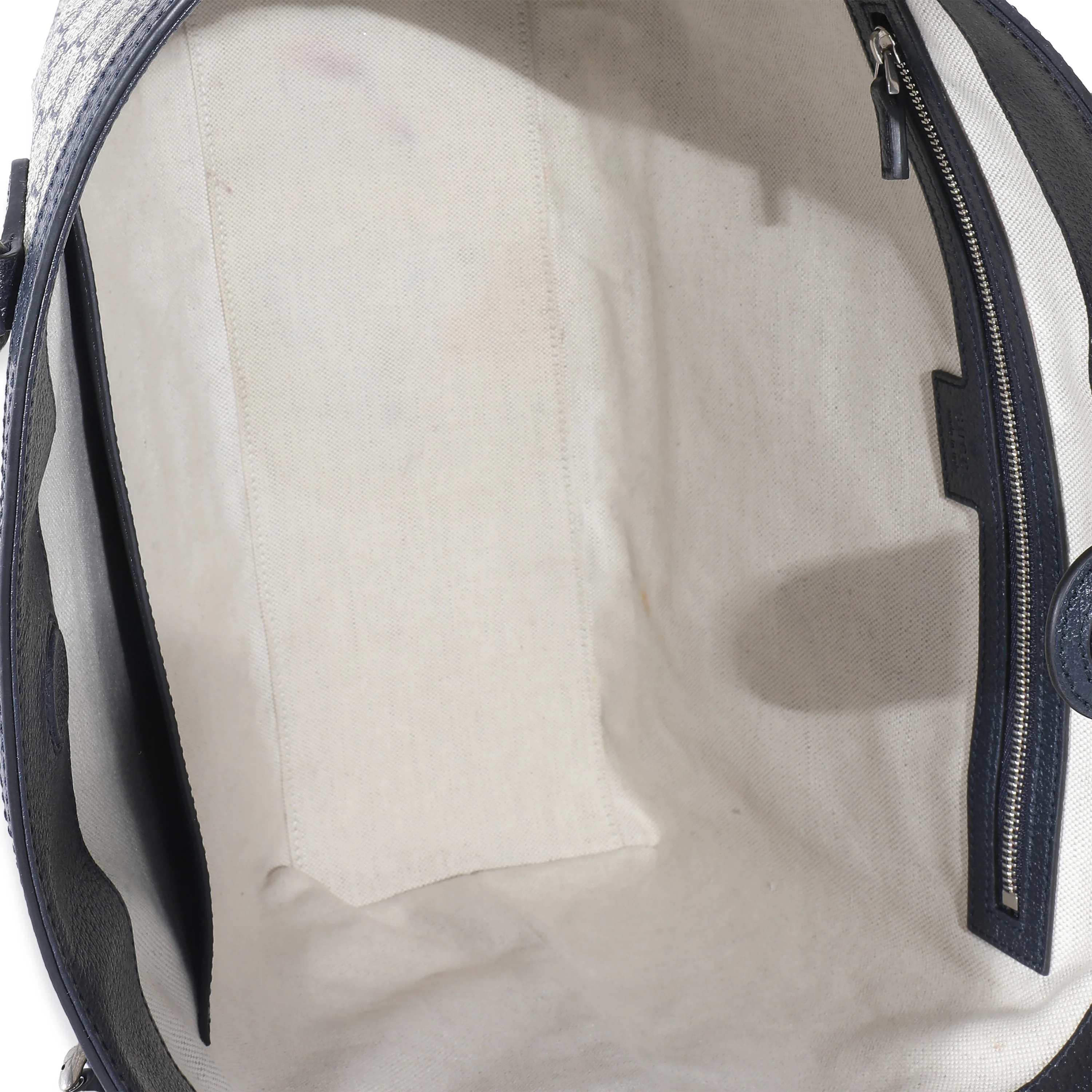 Gucci Beige Blue GG Supreme Medium Ophidia GG Tote - Image 4