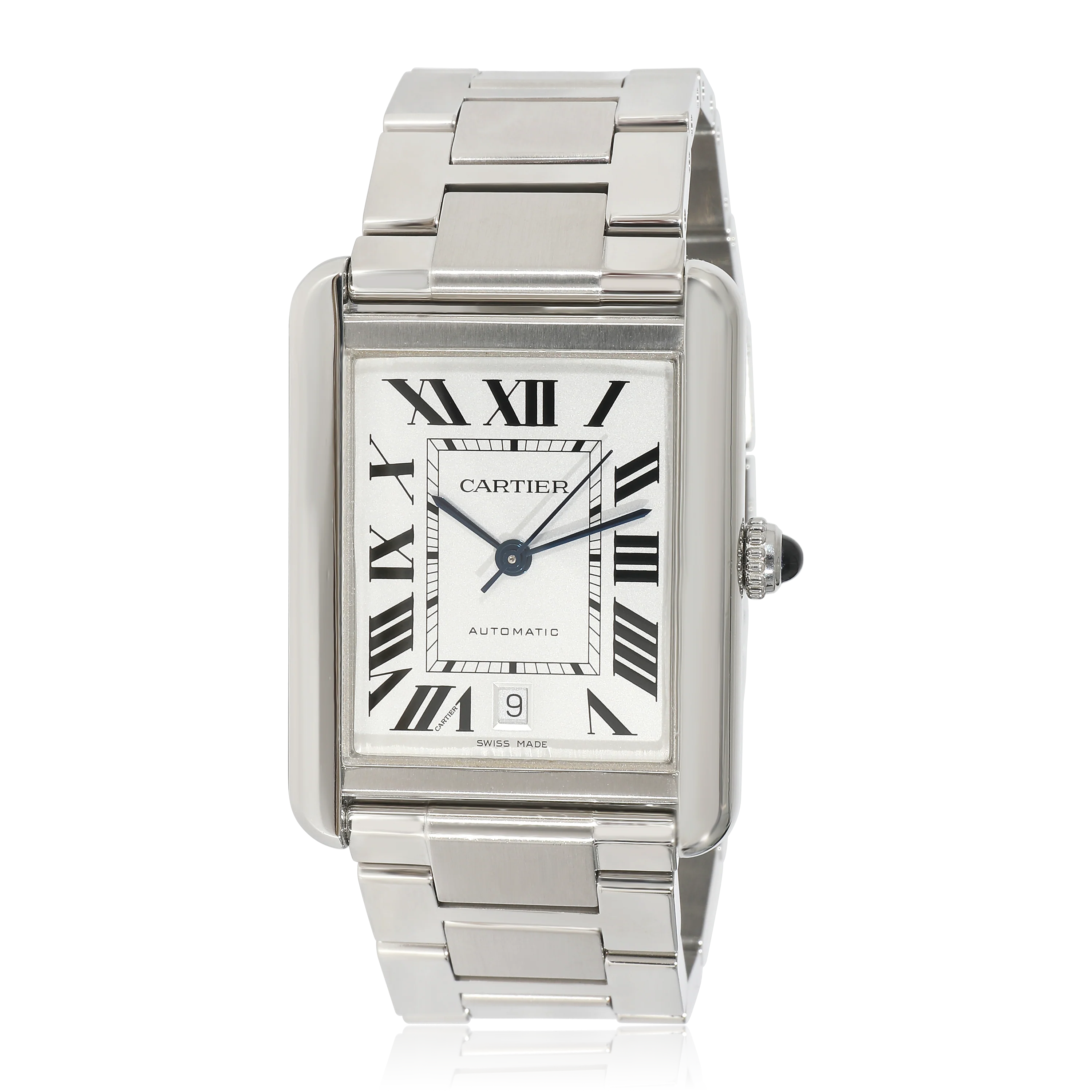 Cartier Tank Solo W5200028 Mens Watch in  Stainless Steel - Image 5