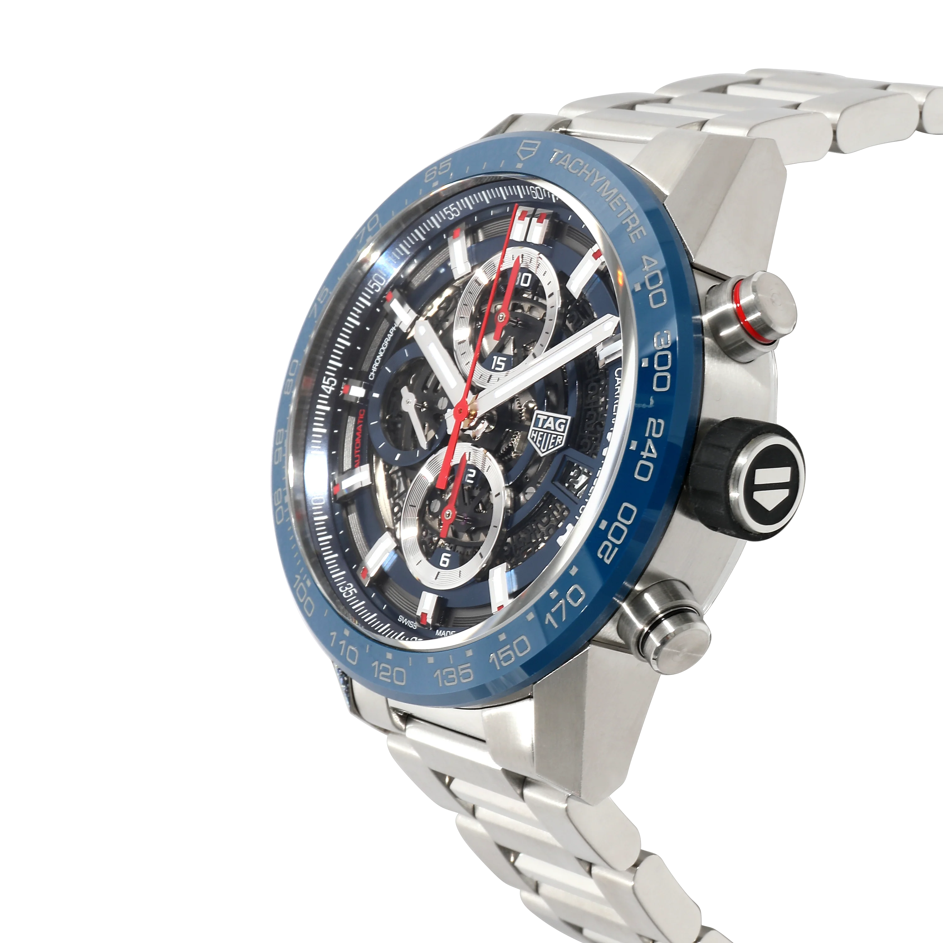 Tag Heuer Carrera Calibre 01 CAR20IT.BA0766 Mens Watch in  Stainless Steel/Cera - Image 3