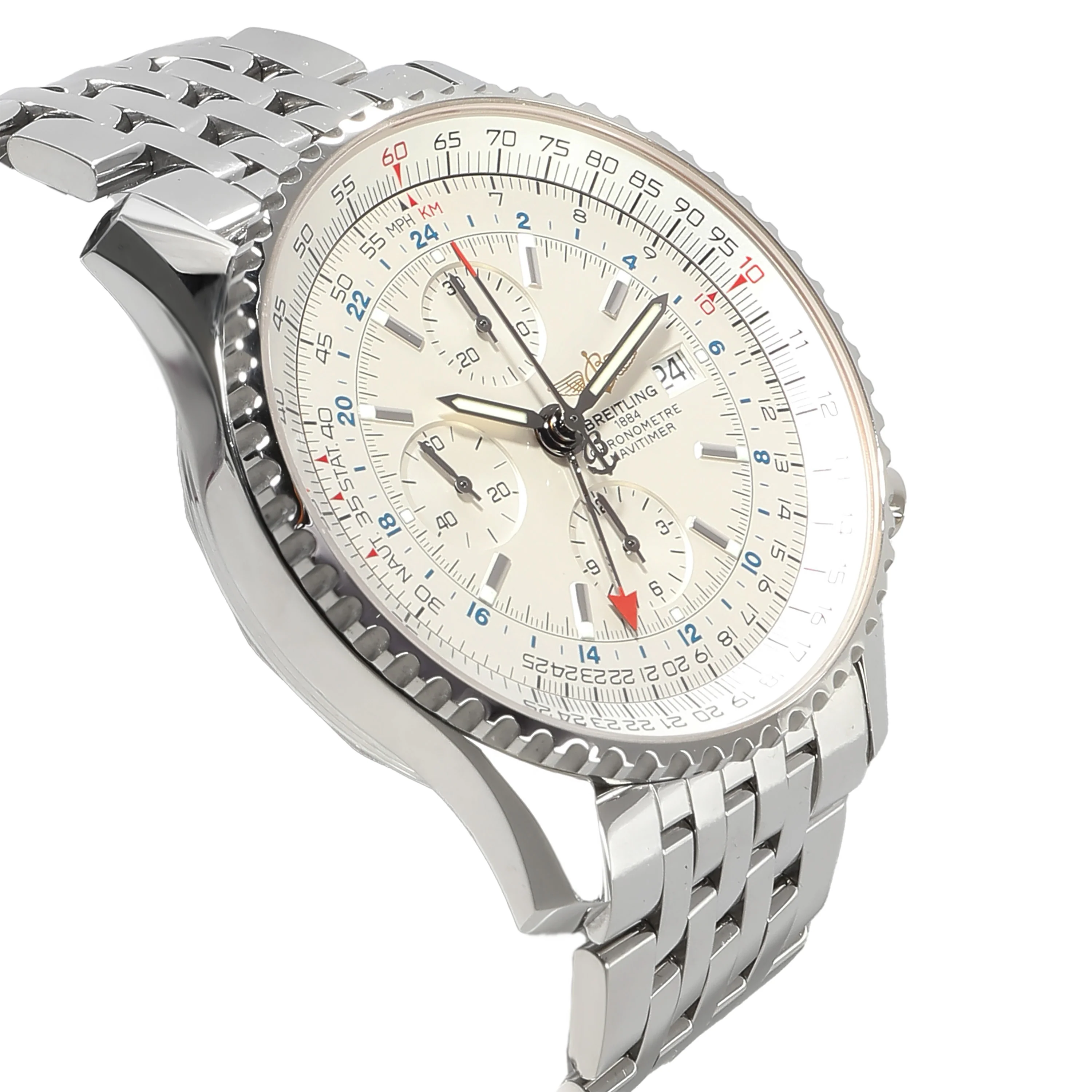 Breitling Navitmer World A2432212/G571 Mens Watch in Stainless Steel - Image 2