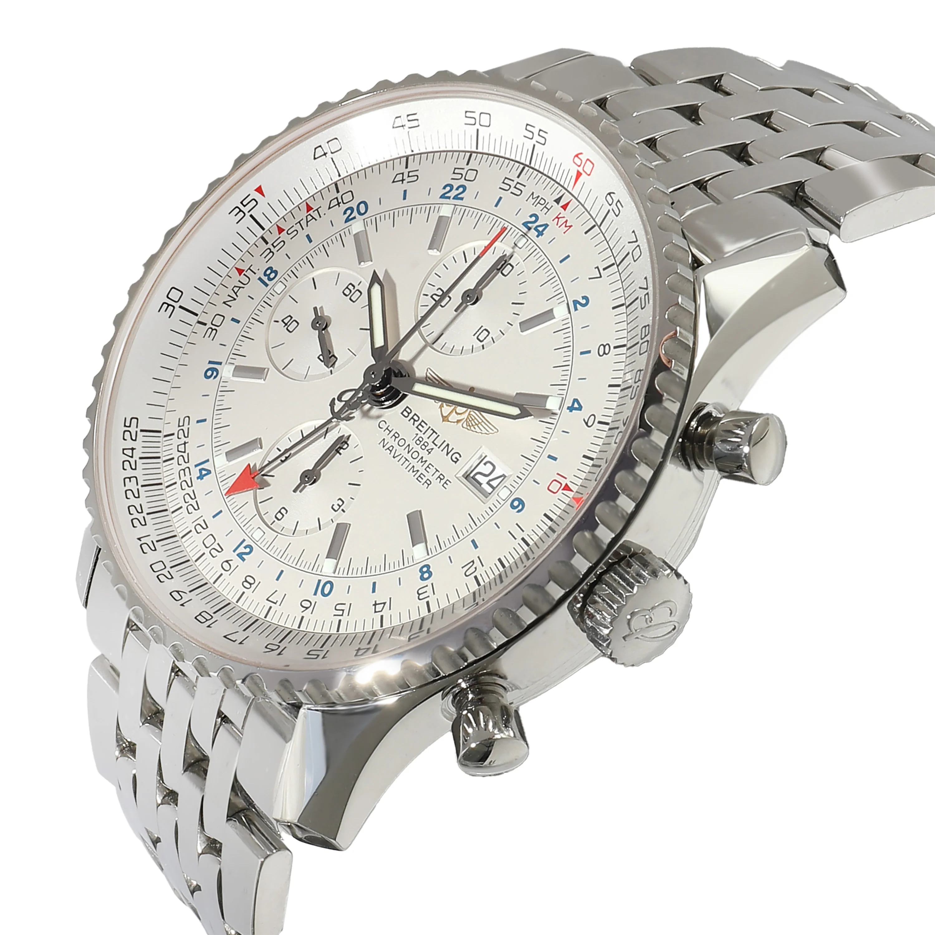 Breitling Navitmer World A2432212/G571 Mens Watch in Stainless Steel - Image 3