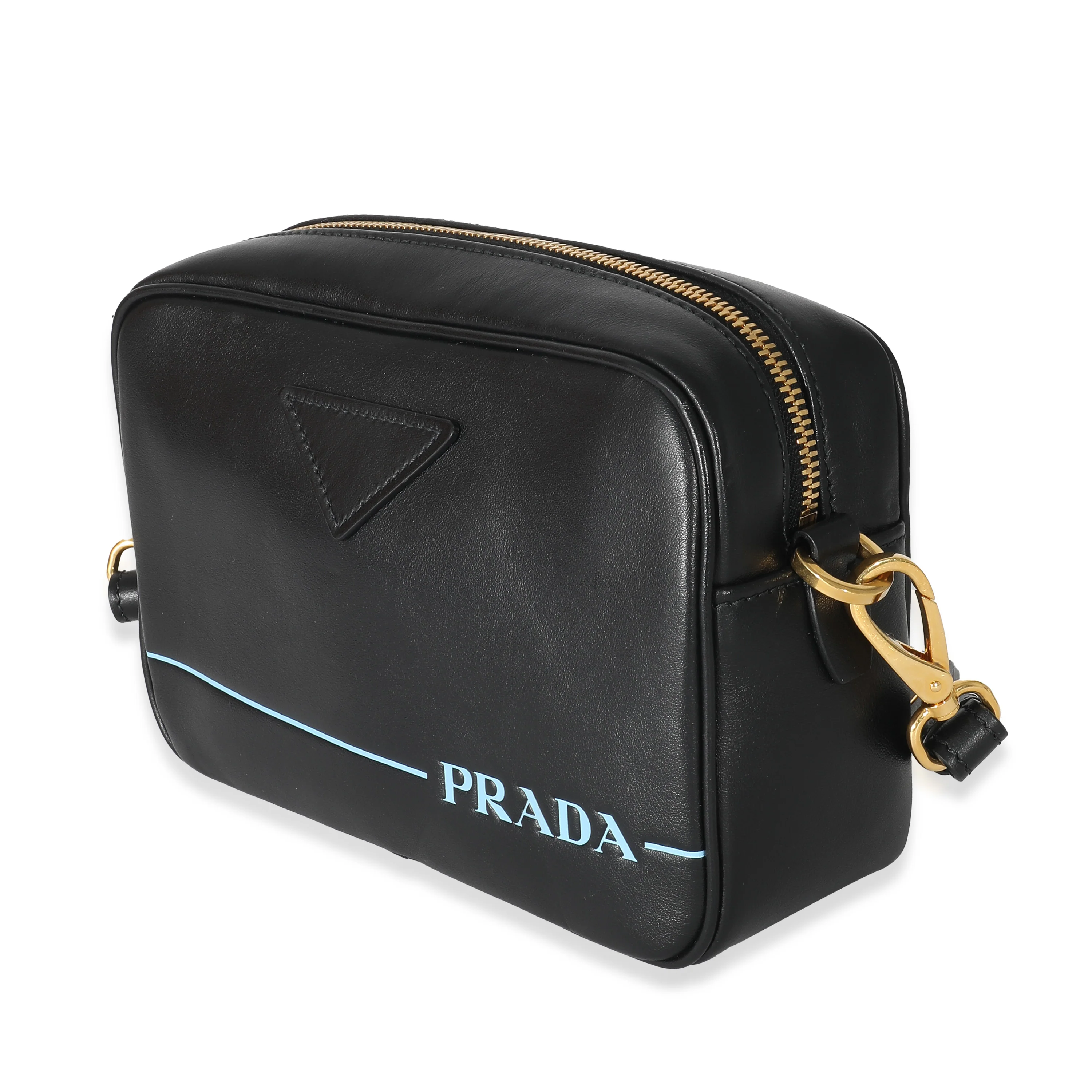 Prada Black City Calf Mirage Camera Bag - Image 2