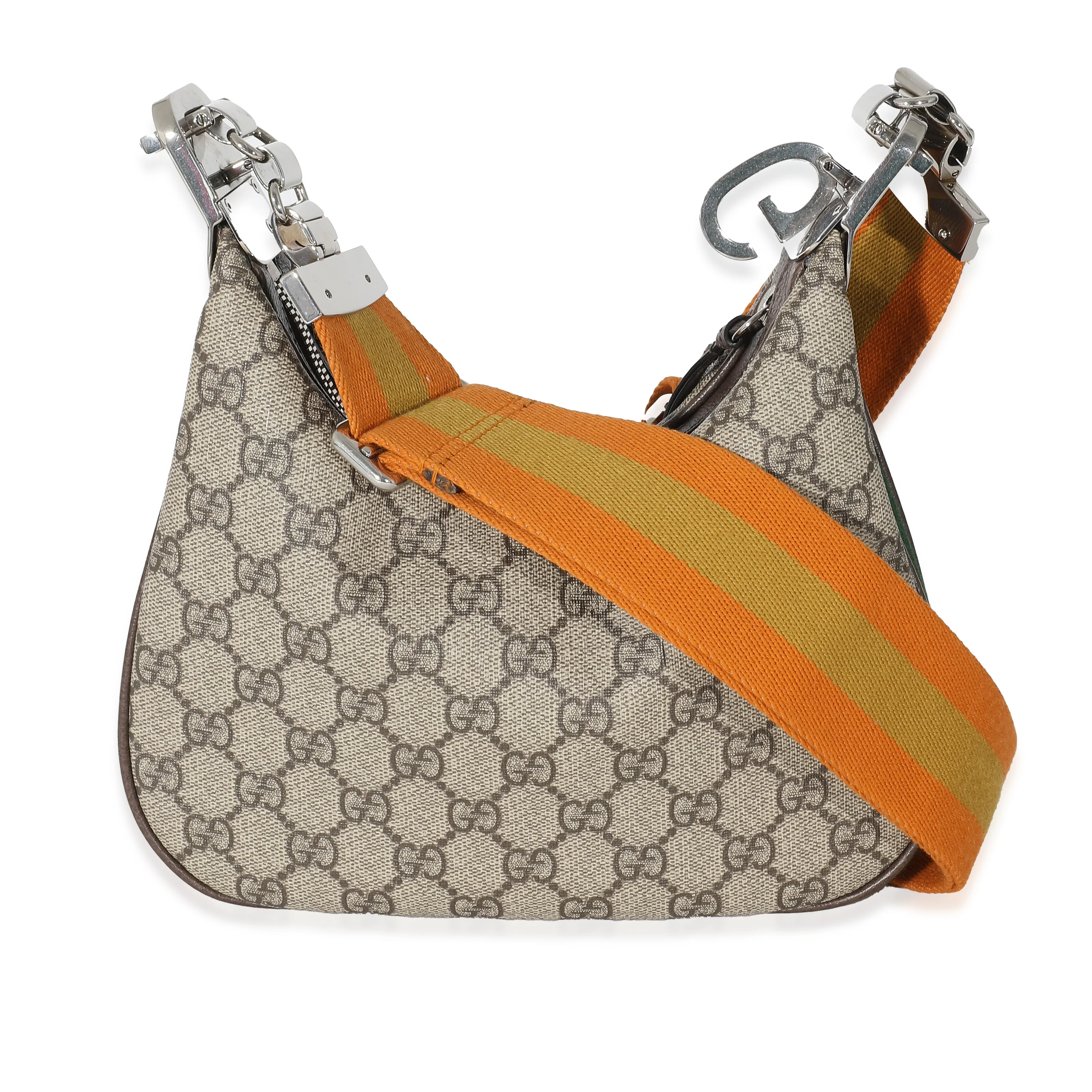 Gucci Beige GG Supreme Small Attache Shoulder Bag - Image 3